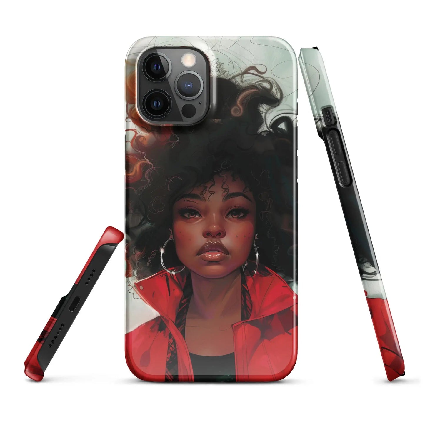 Comics inspiration iPhone phone case New Heroine - Unniit.com