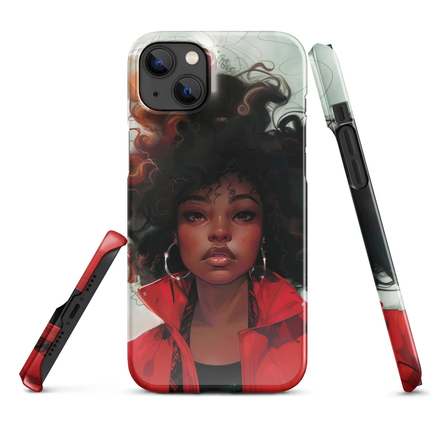 Comics inspiration iPhone phone case New Heroine - Unniit.com