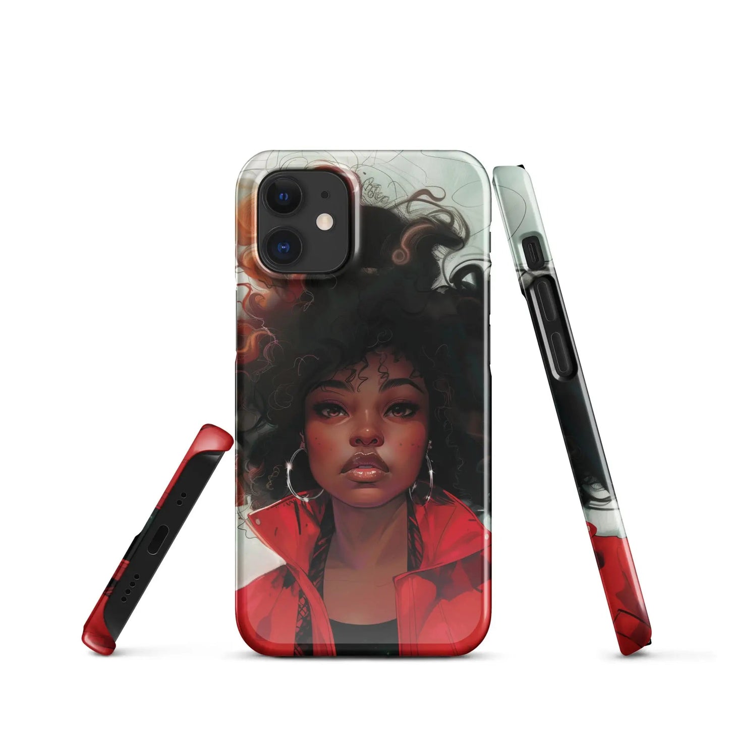 Comics inspiration iPhone phone case New Heroine - Unniit.com