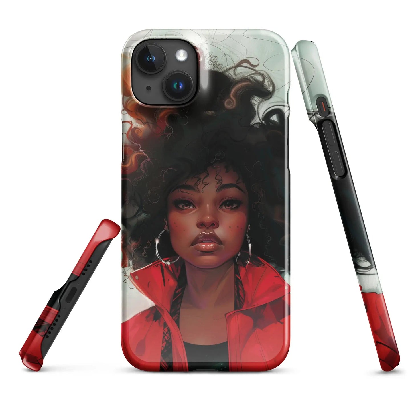 Comics inspiration iPhone phone case New Heroine - Unniit.com