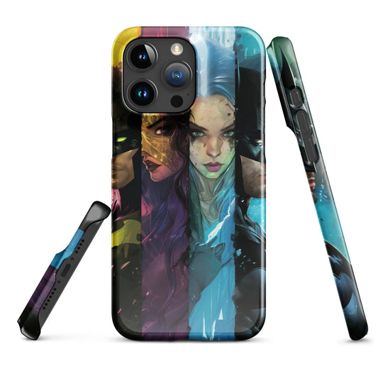 Comics inspiration phone case for iPhone Gang - Unniit.com