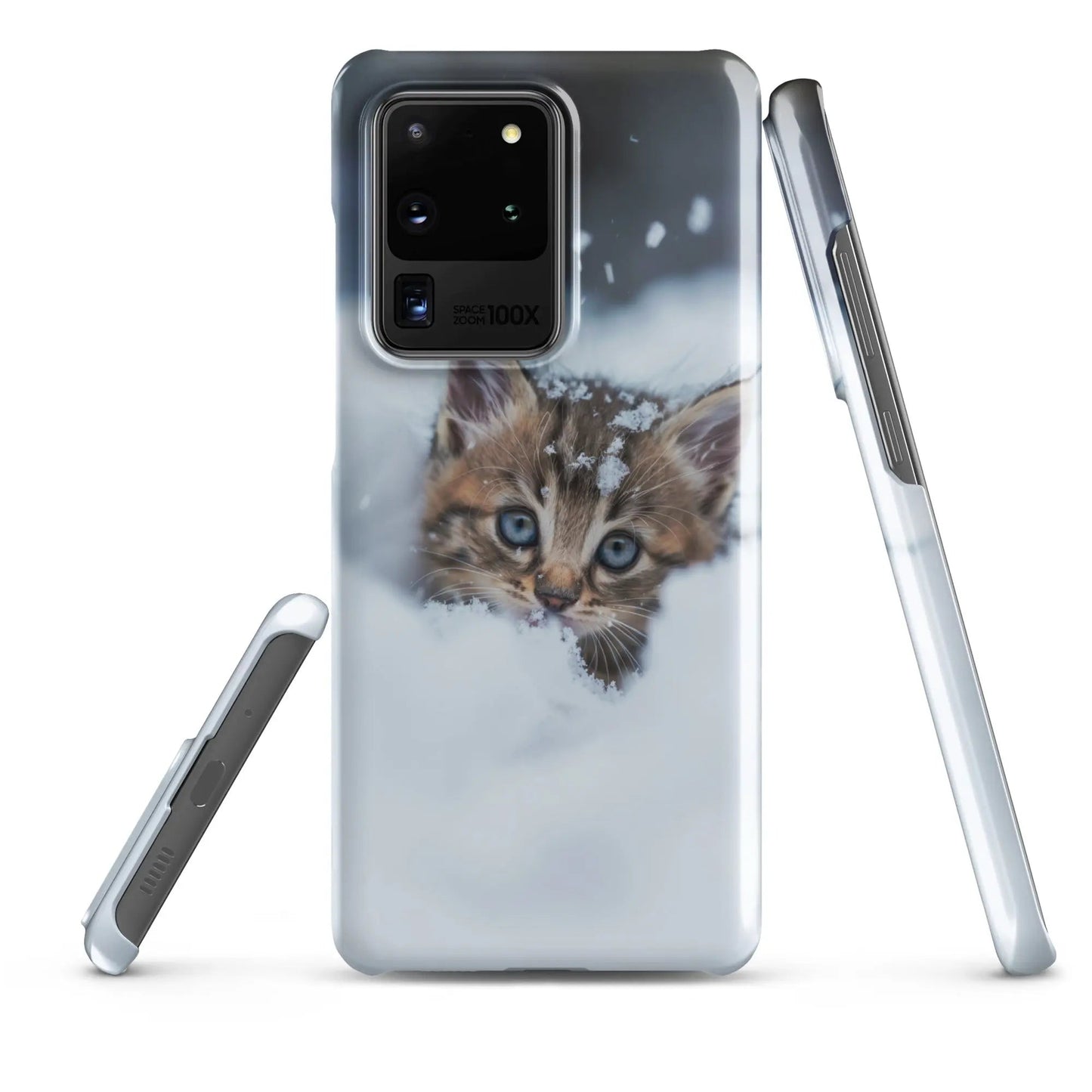 Coque de téléphone Samsung Chaton dans la neige - Unniit.com