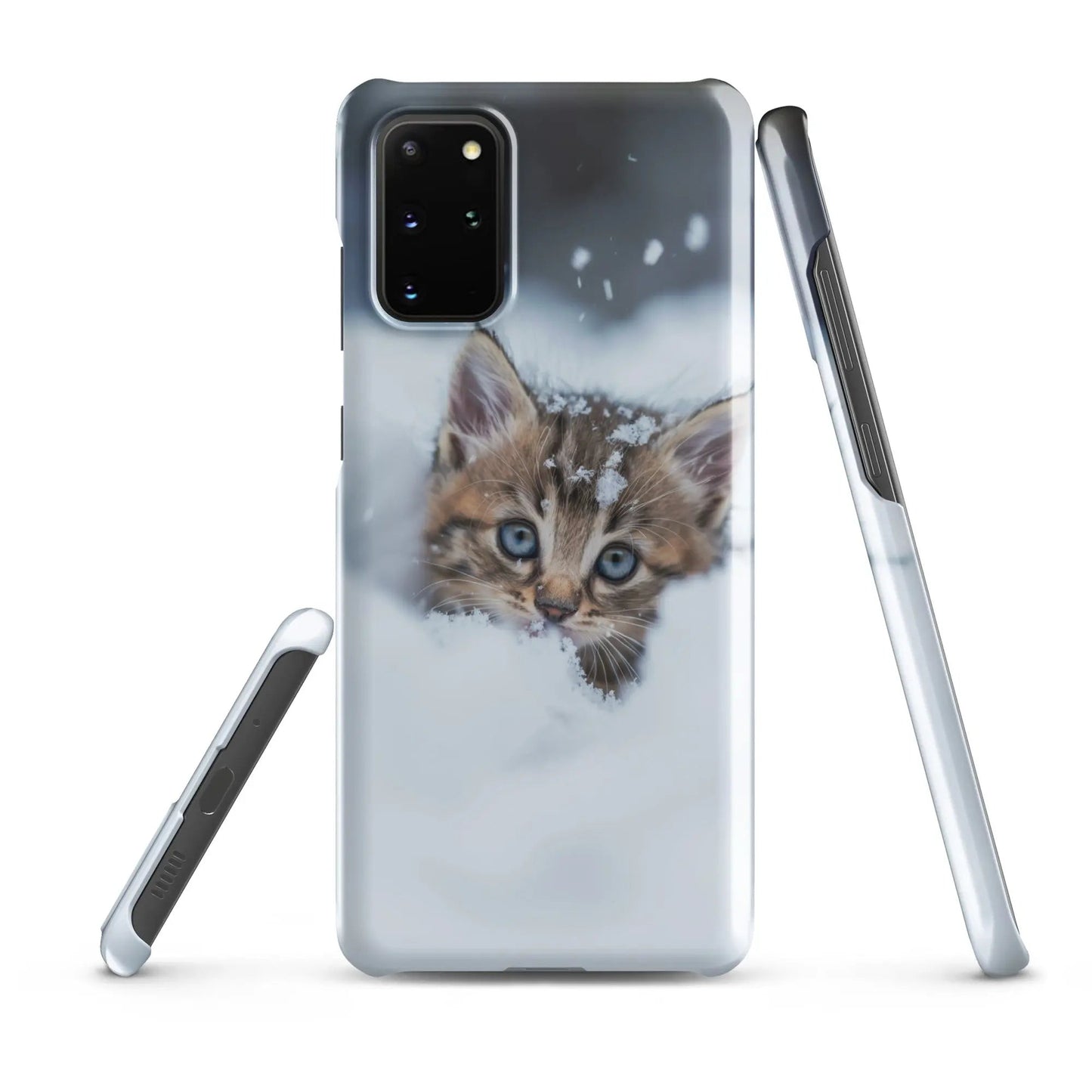 Coque de téléphone Samsung Chaton dans la neige - Unniit.com