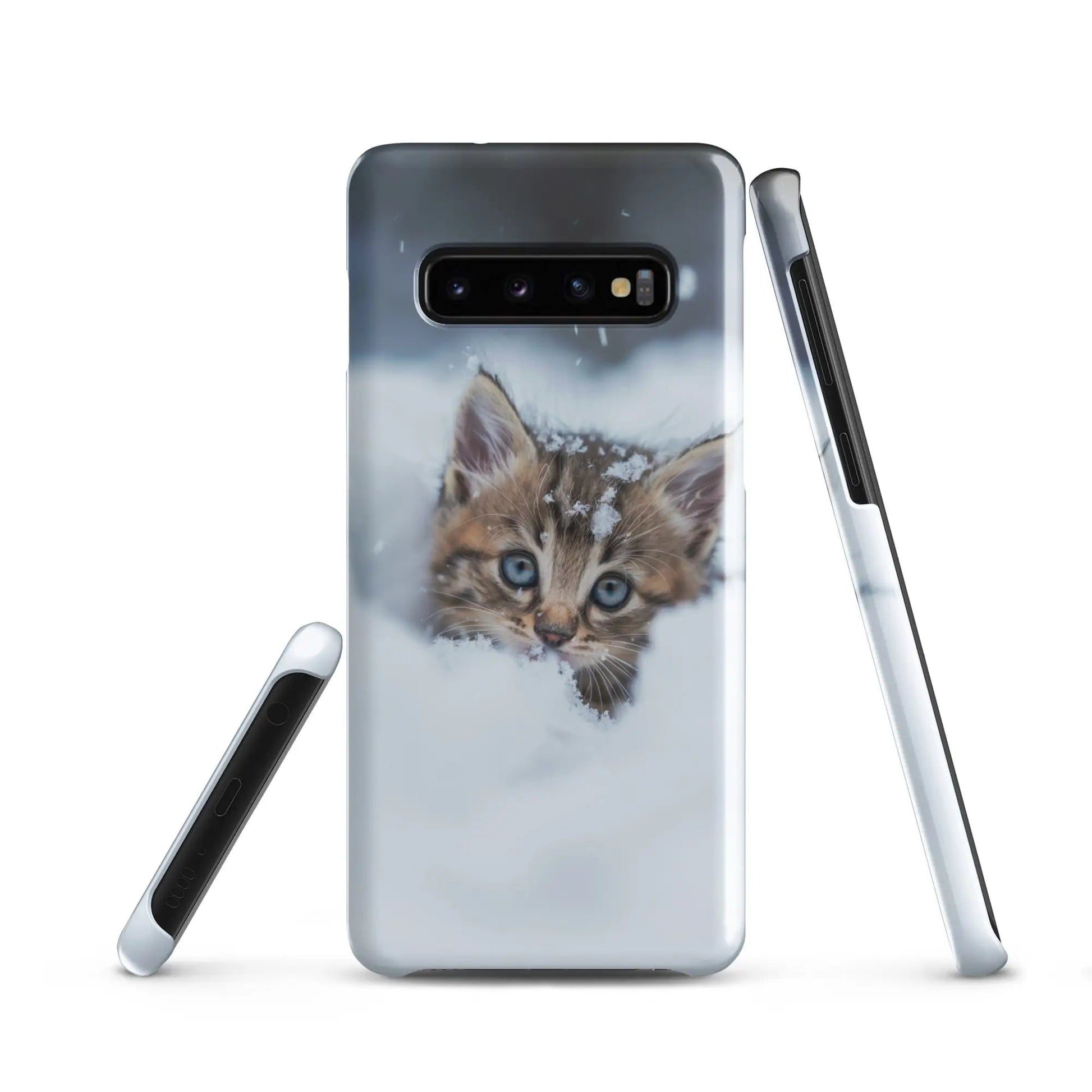 Coque de téléphone Samsung Chaton dans la neige - Unniit.com