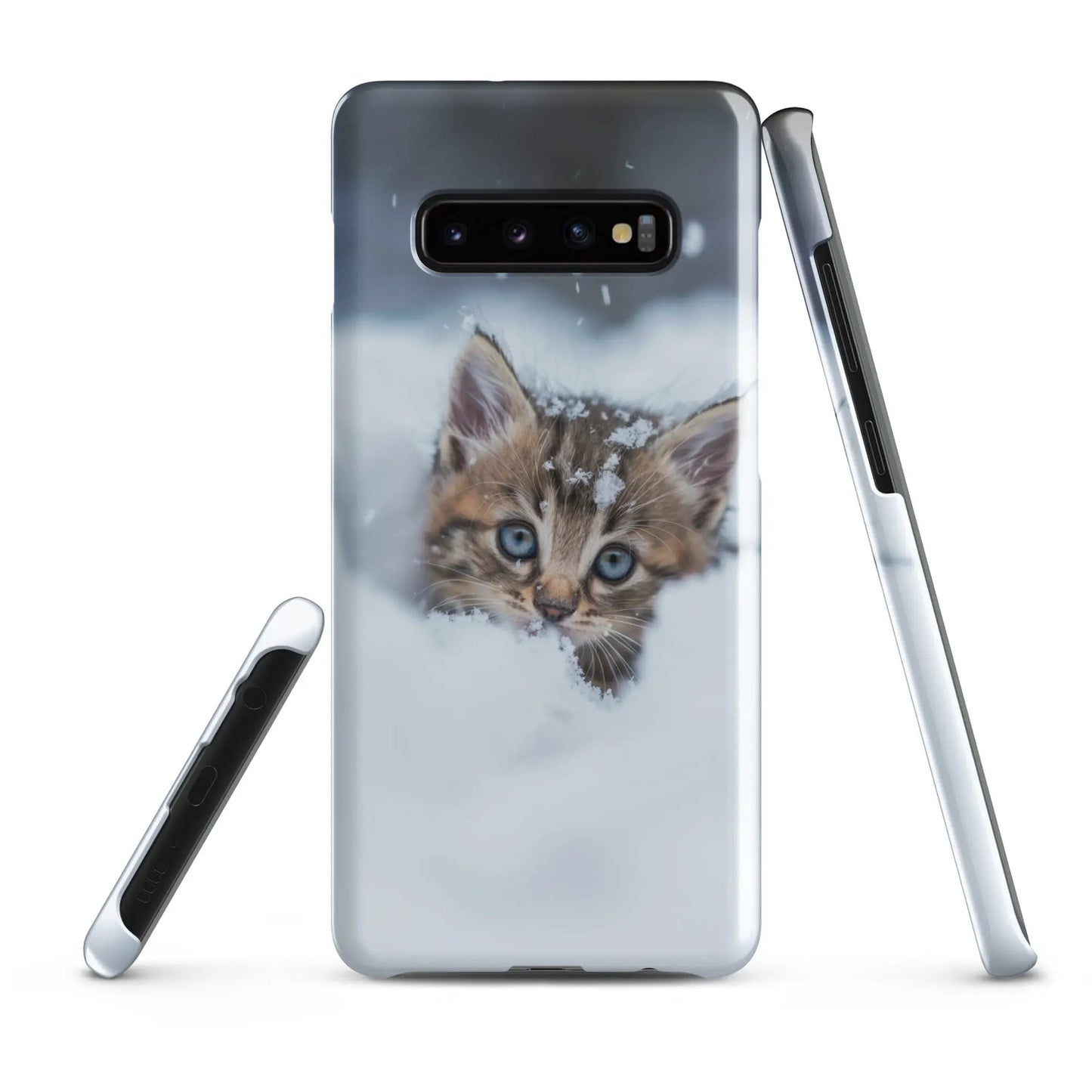 Coque de téléphone Samsung Chaton dans la neige - Unniit.com