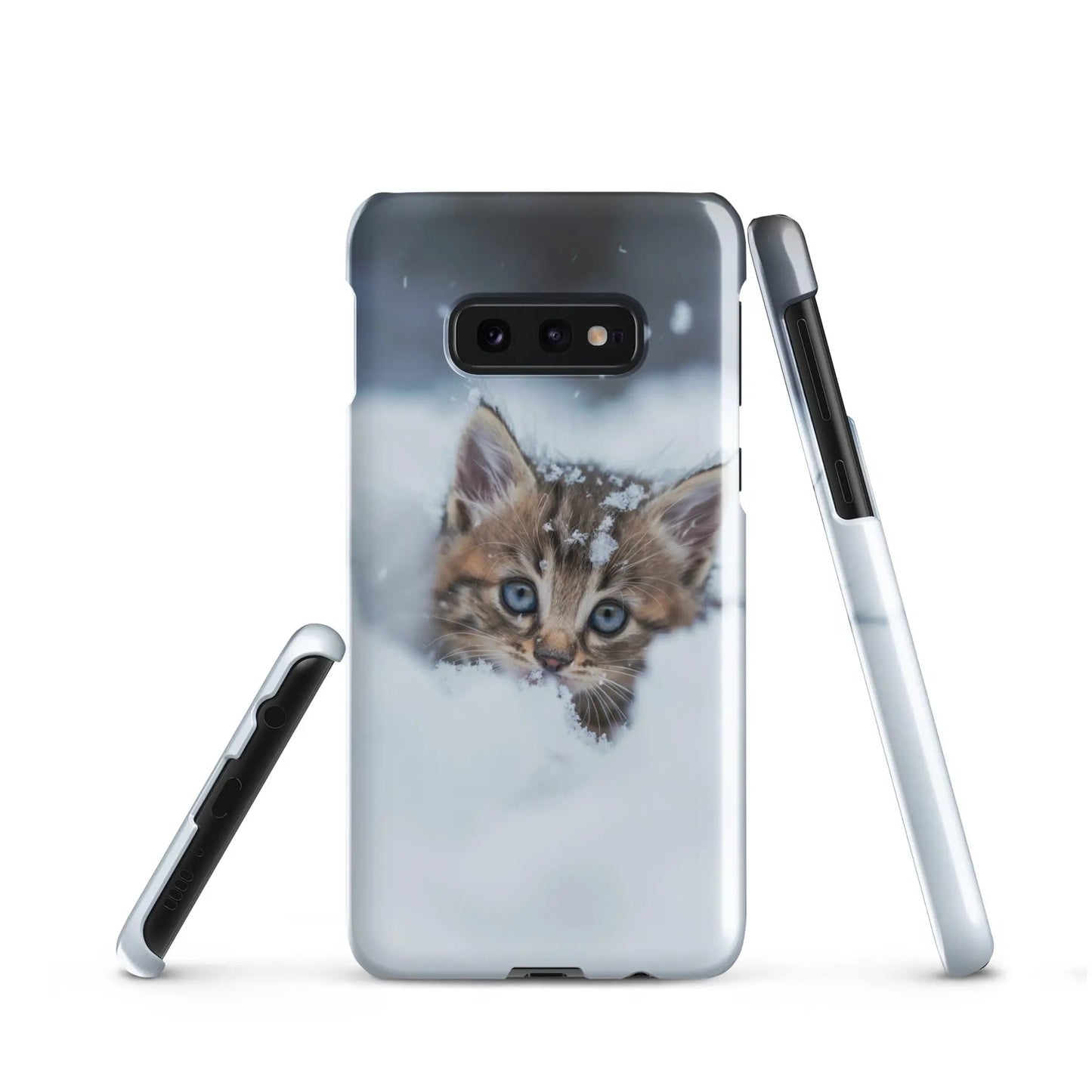 Coque de téléphone Samsung Chaton dans la neige - Unniit.com