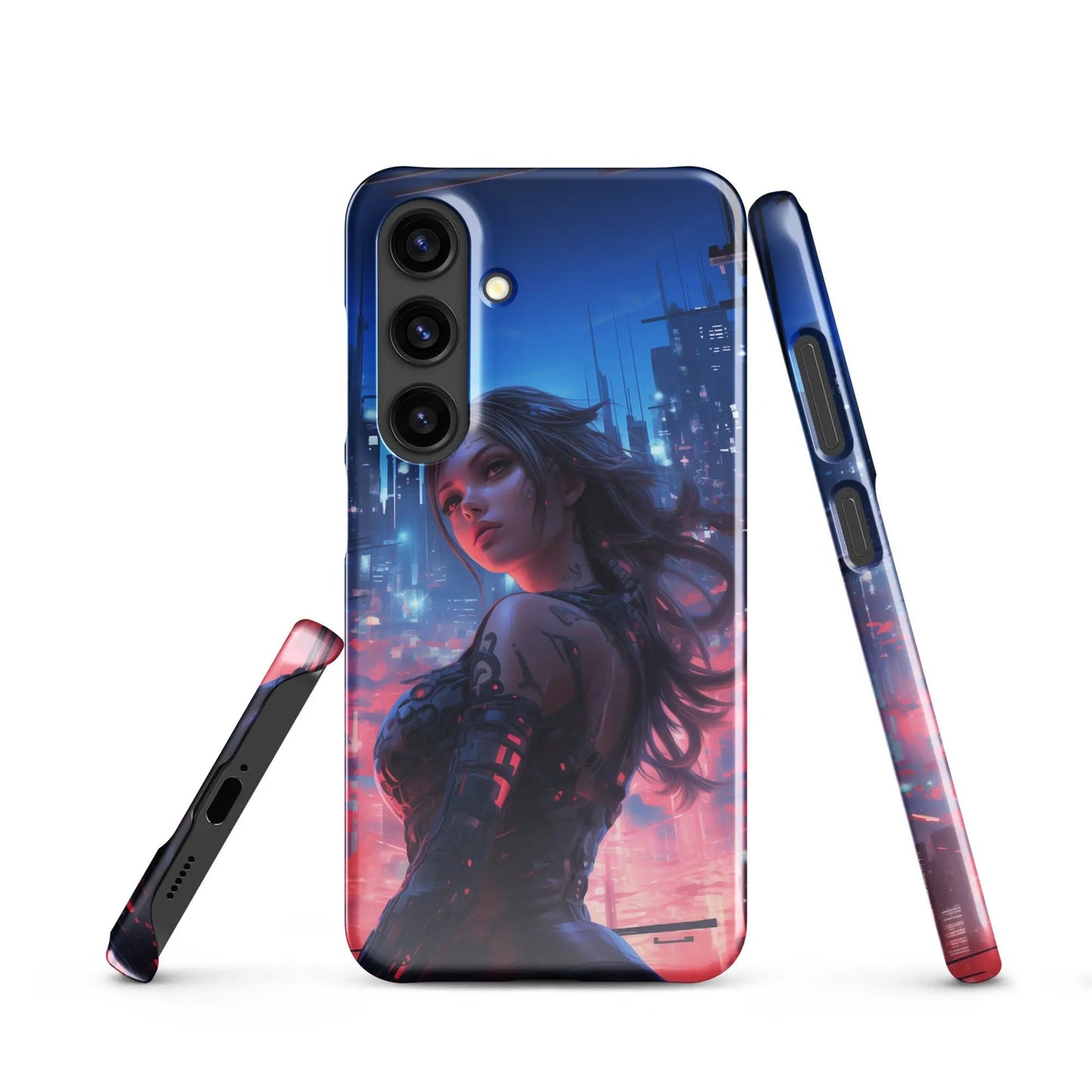 Coque de téléphone Samsung Cyberpunk dans le vent - Unniit.com