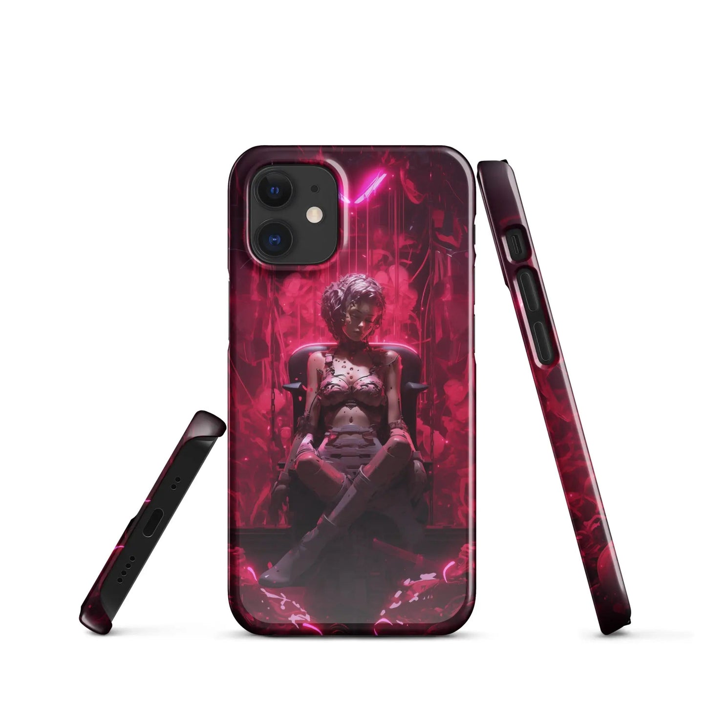 Cyberpunk phone case for iPhone Cyborg doll - Unniit.com