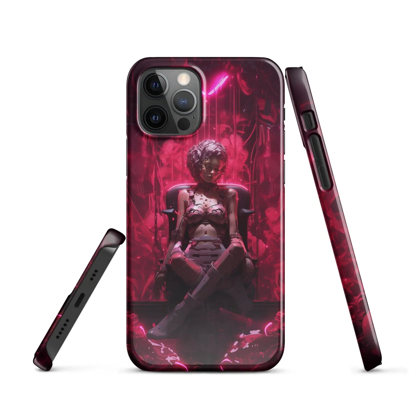 Cyberpunk phone case for iPhone Cyborg doll - Unniit.com