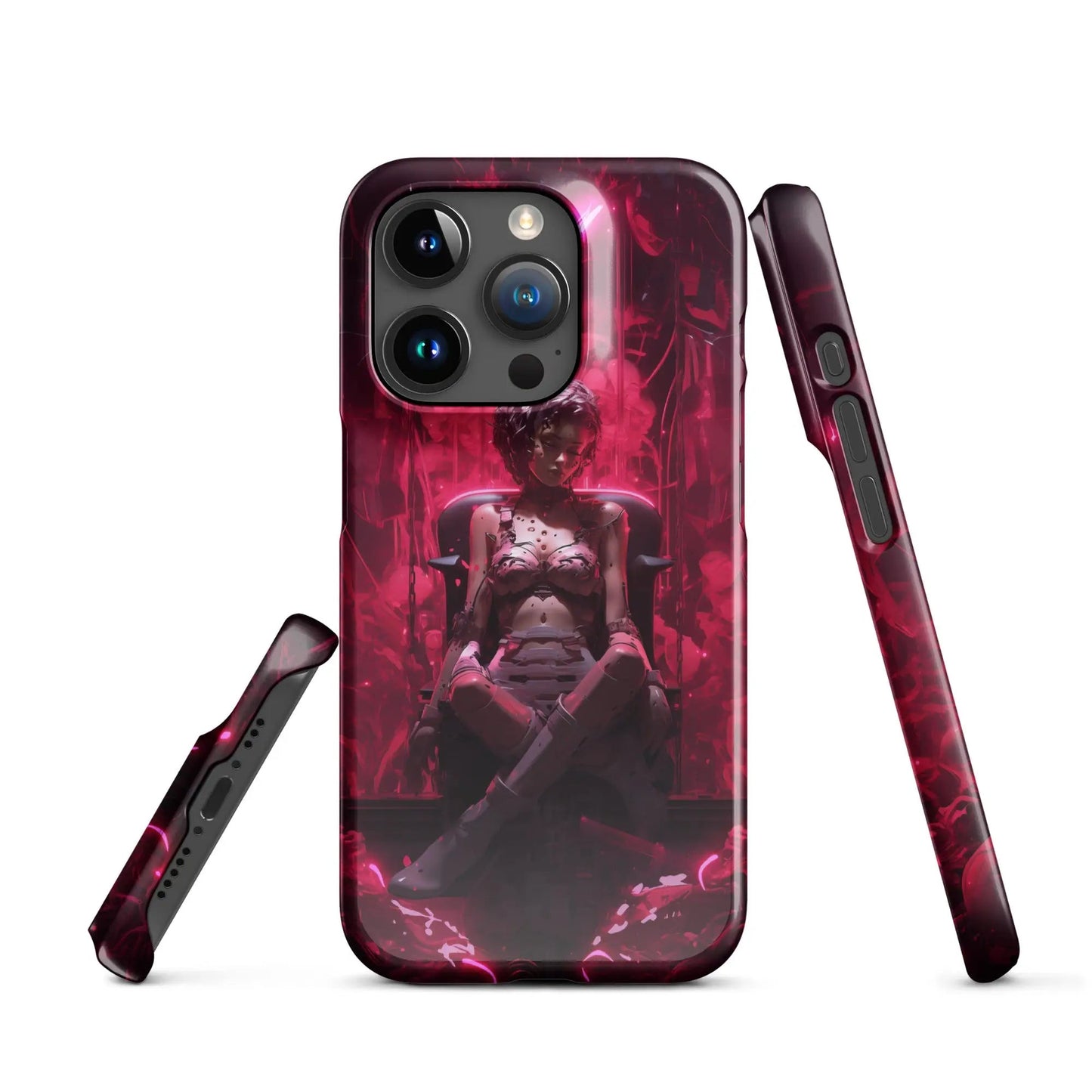 Cyberpunk phone case for iPhone Cyborg doll - Unniit.com