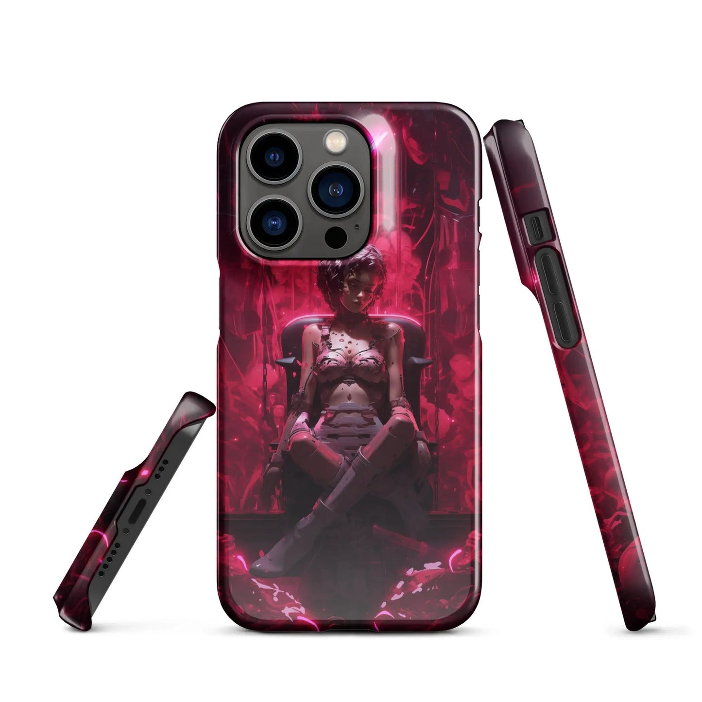 Cyberpunk phone case for iPhone Cyborg doll - Unniit.com