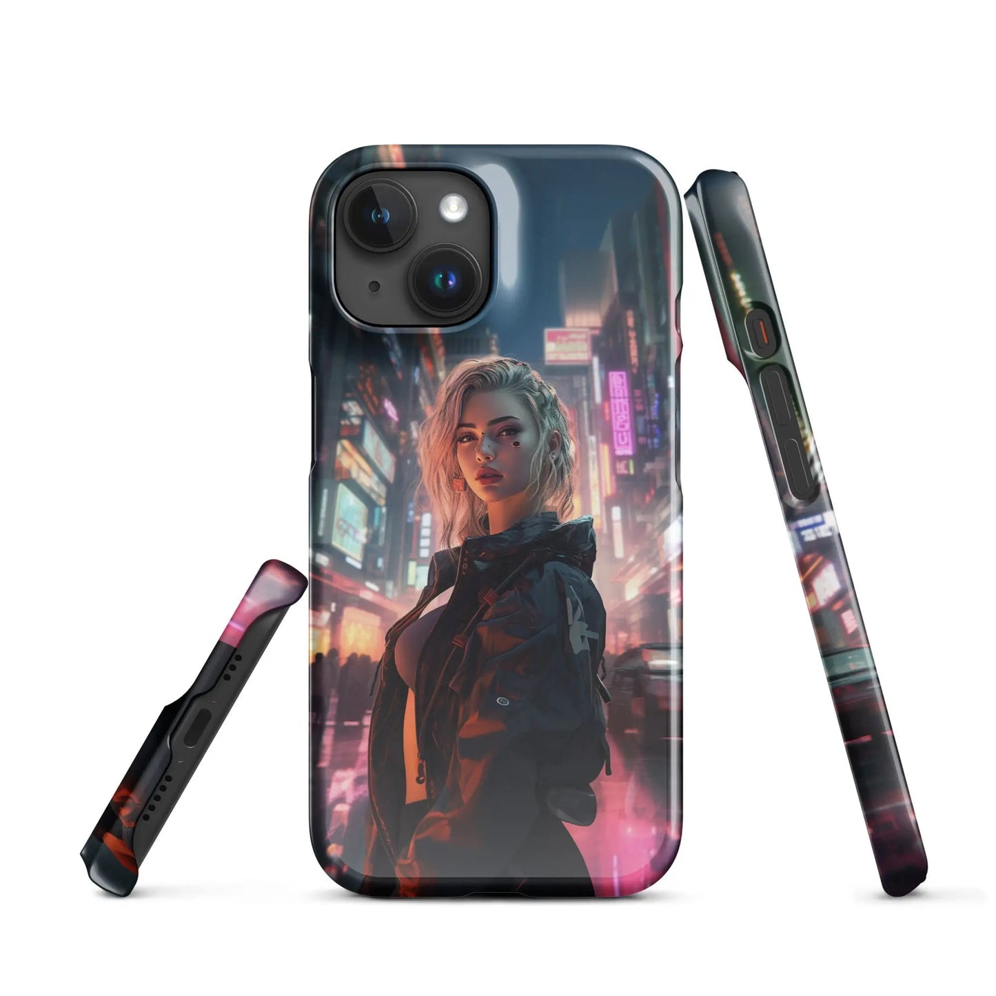 Cyberpunk phone case for iPhone Dystopian muse - Unniit.com