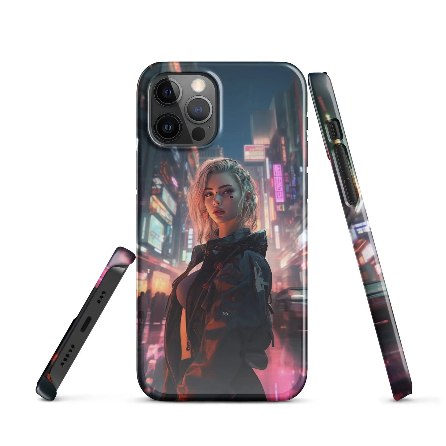 Cyberpunk phone case for iPhone Dystopian muse - Unniit.com