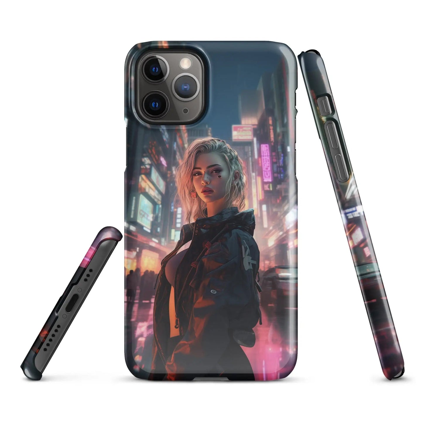 Cyberpunk phone case for iPhone Dystopian muse - Unniit.com