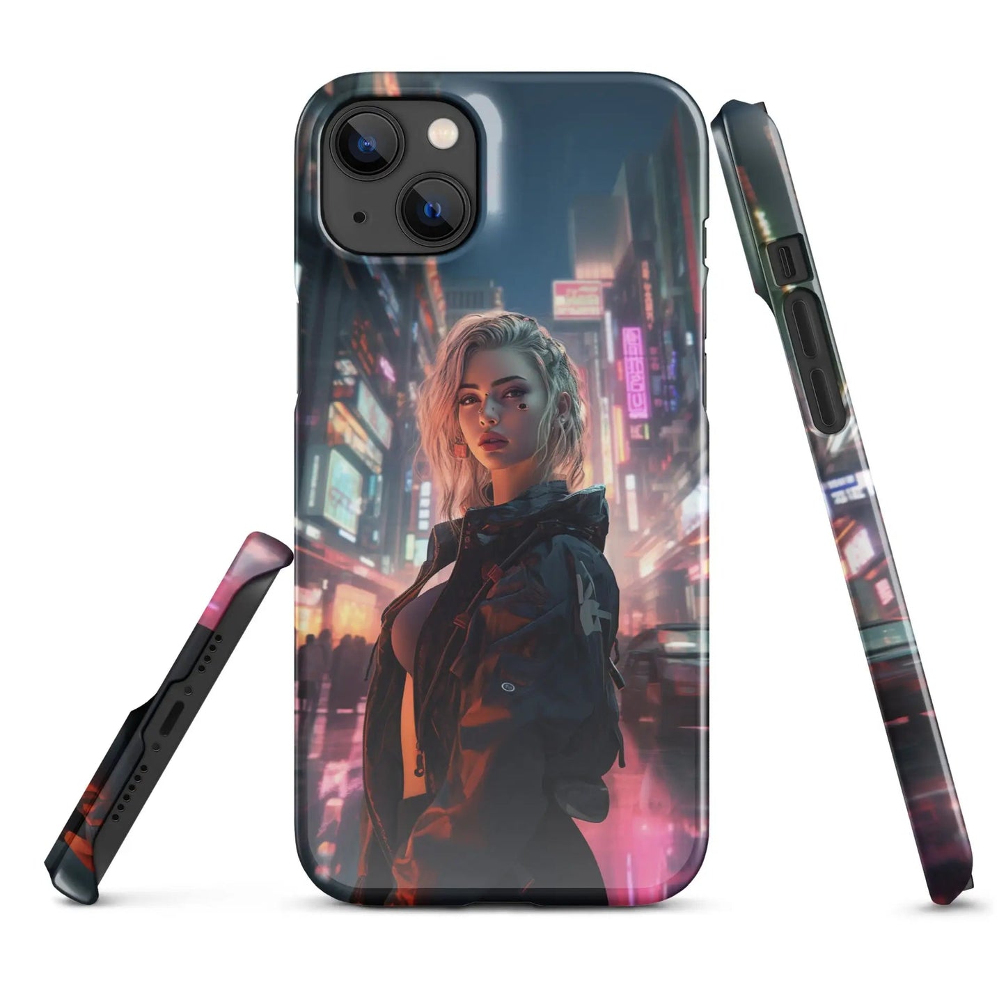 Cyberpunk phone case for iPhone Dystopian muse - Unniit.com