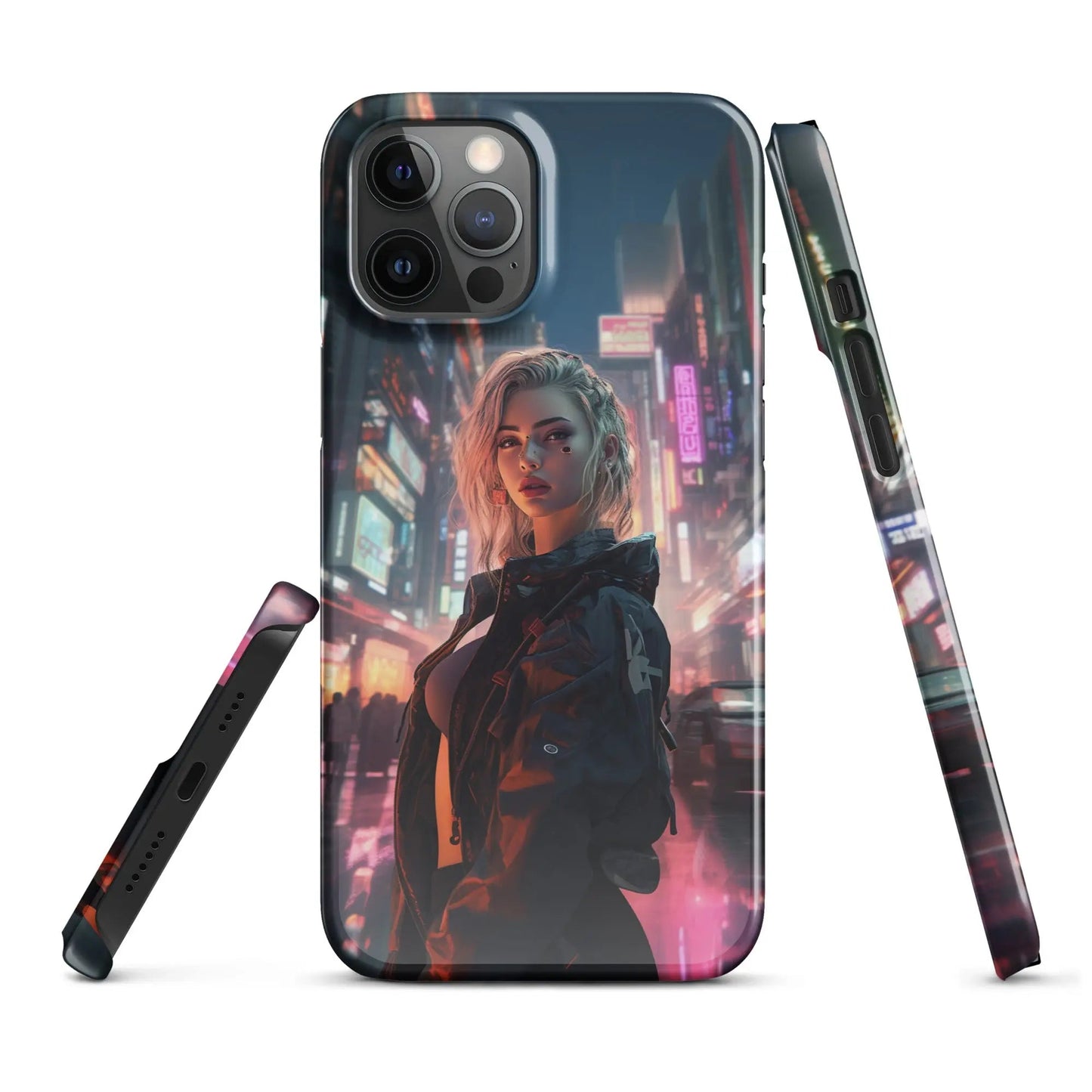 Cyberpunk phone case for iPhone Dystopian muse - Unniit.com