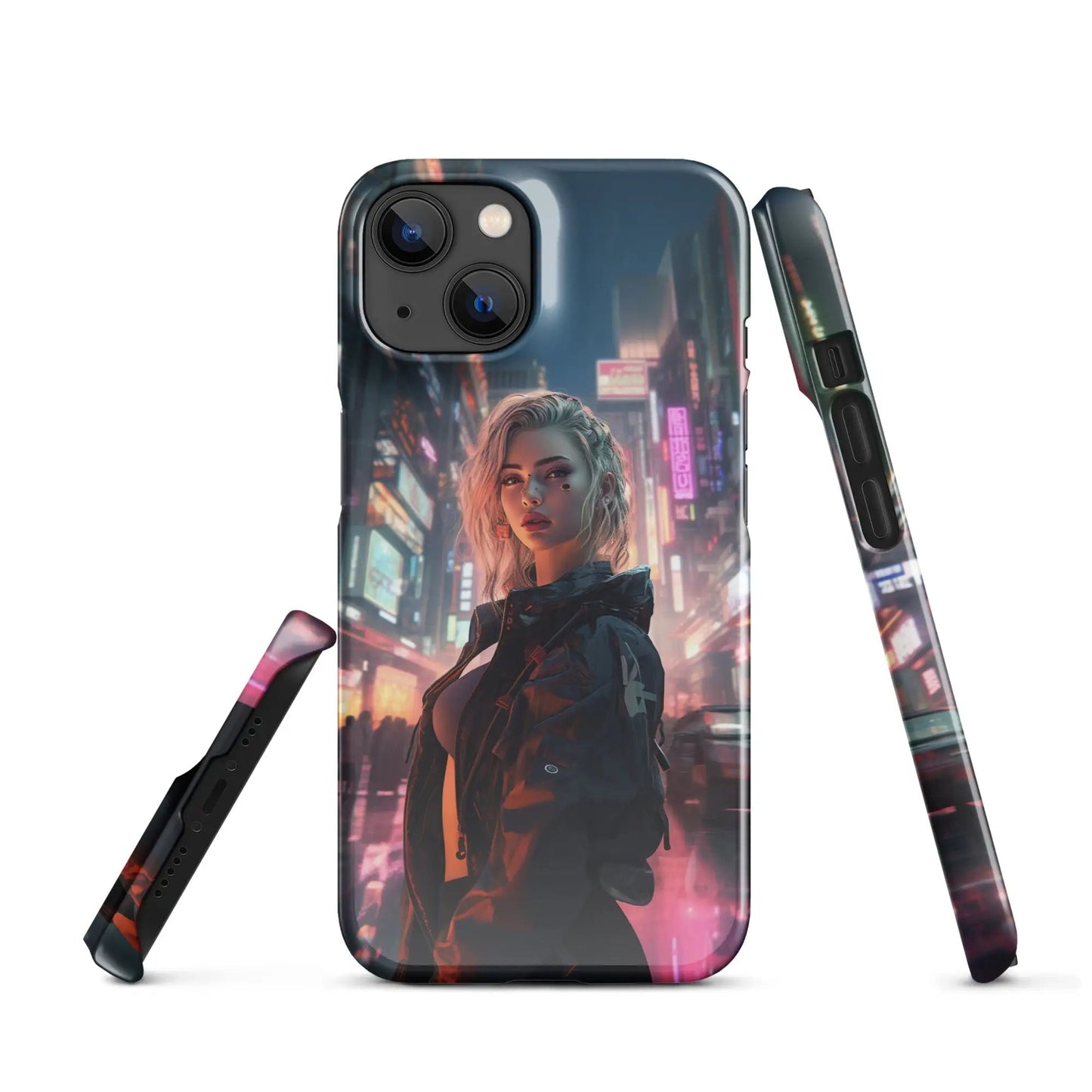 Cyberpunk phone case for iPhone Dystopian muse - Unniit.com