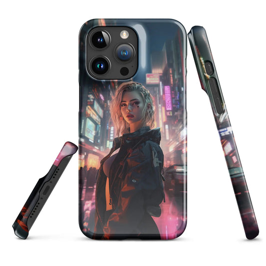 Cyberpunk phone case for iPhone Dystopian muse - Unniit.com