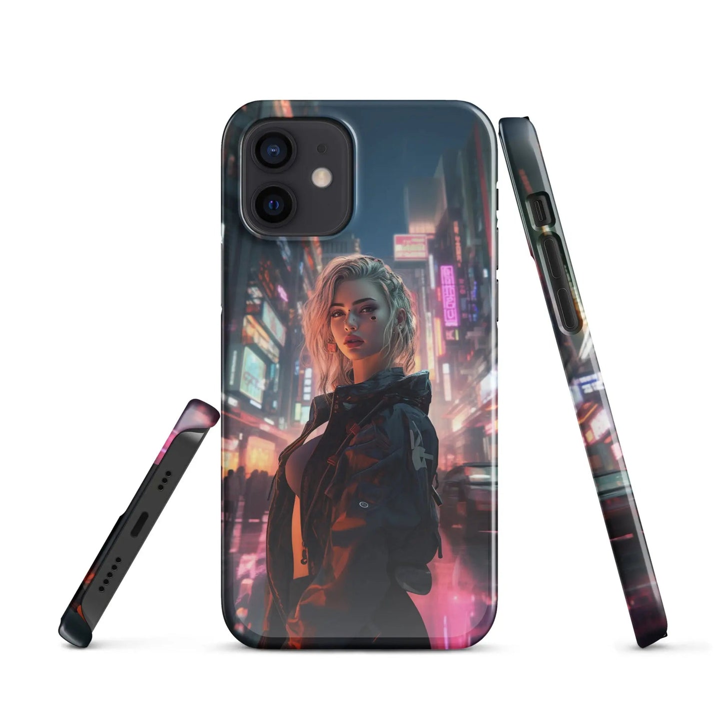 Cyberpunk phone case for iPhone Dystopian muse - Unniit.com