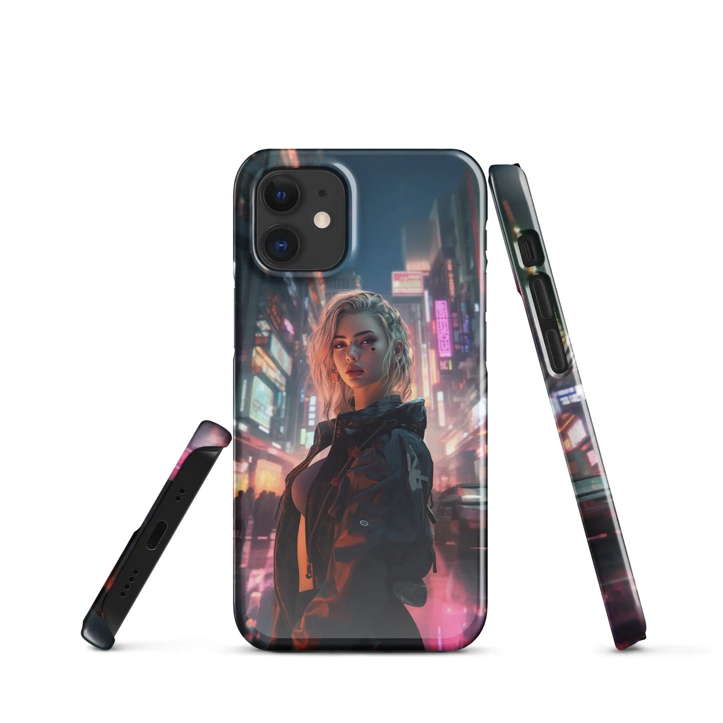 Cyberpunk phone case for iPhone Dystopian muse - Unniit.com