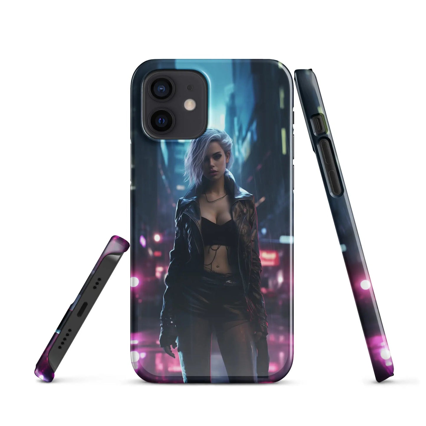 Cyberpunk phone case for iPhone - Hello you - Unniit.com