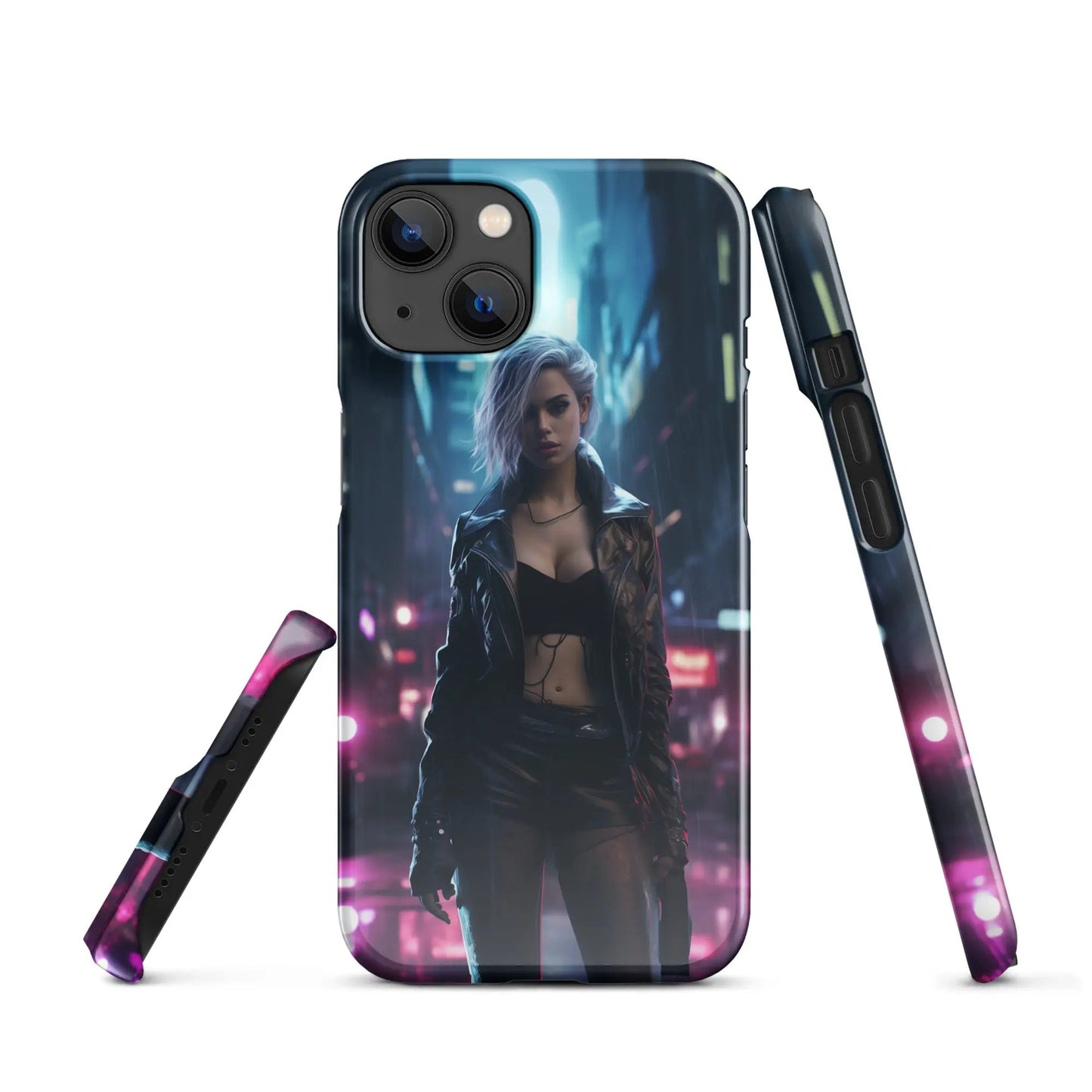 Cyberpunk phone case for iPhone - Hello you - Unniit.com