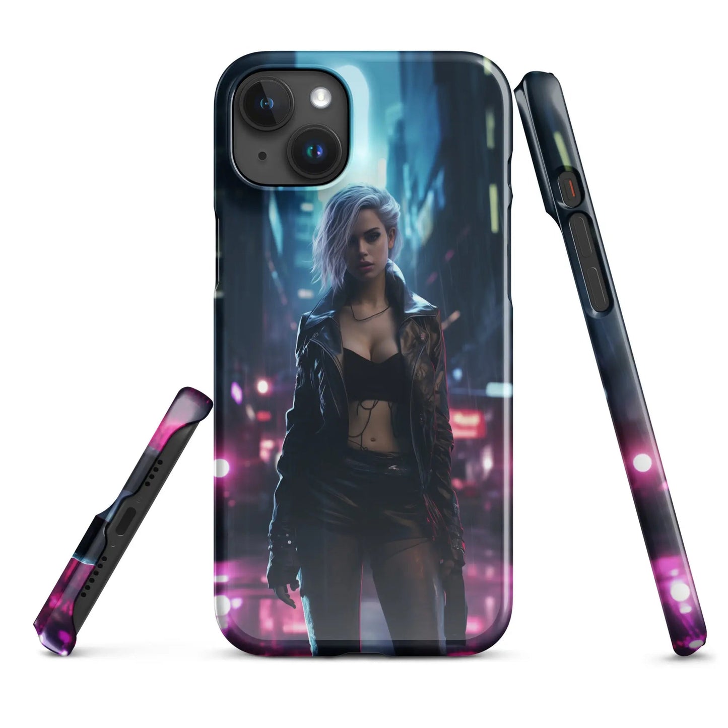 Cyberpunk phone case for iPhone - Hello you - Unniit.com