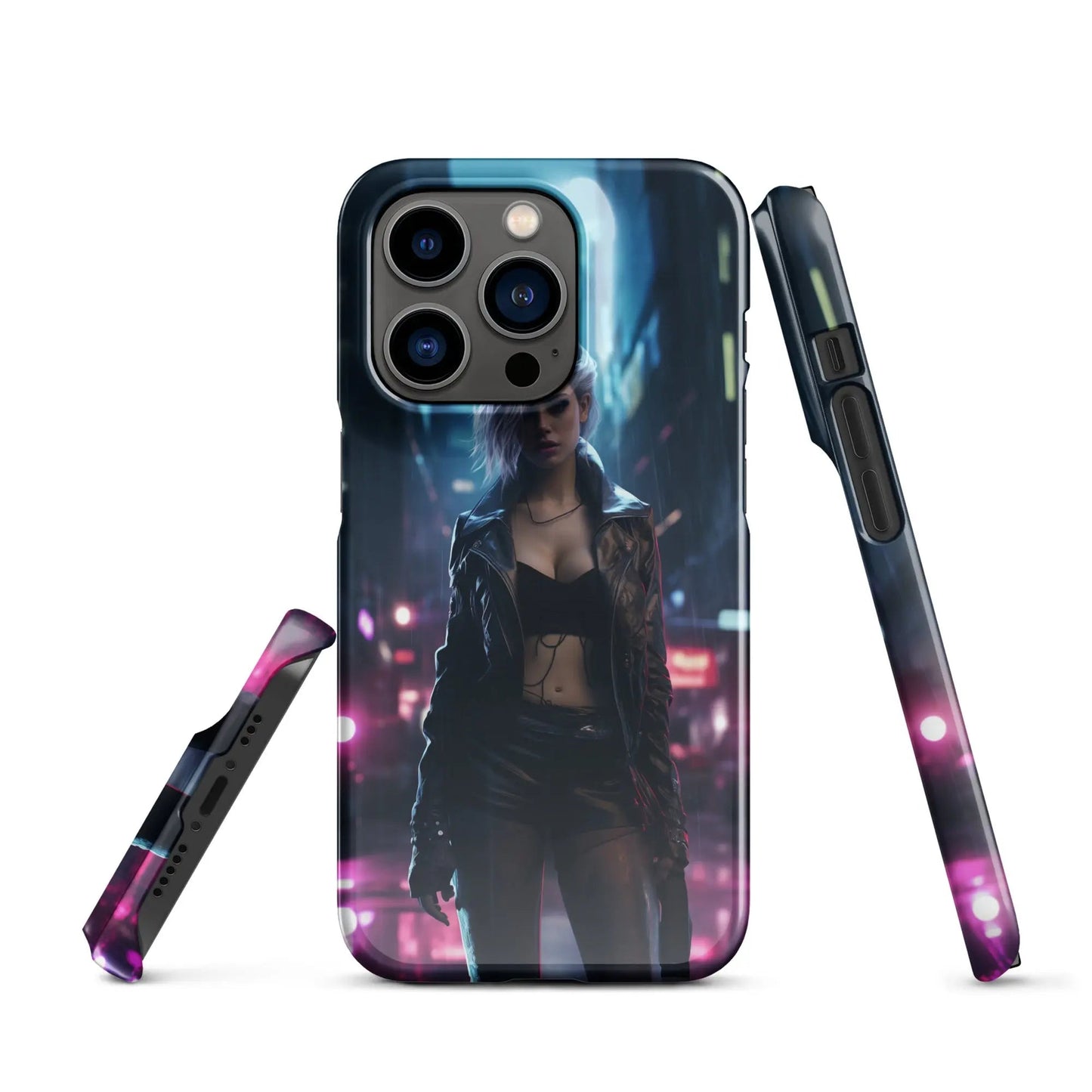 Cyberpunk phone case for iPhone - Hello you - Unniit.com