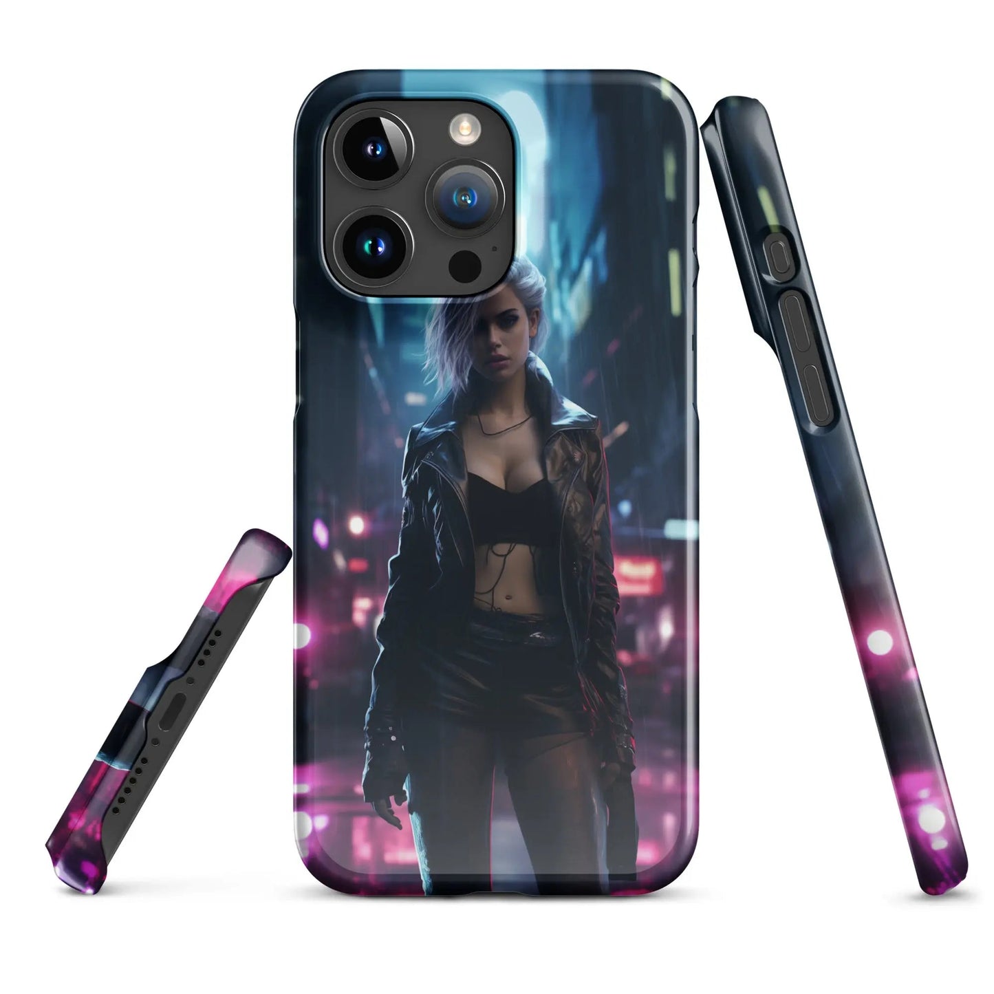 Cyberpunk phone case for iPhone - Hello you - Unniit.com