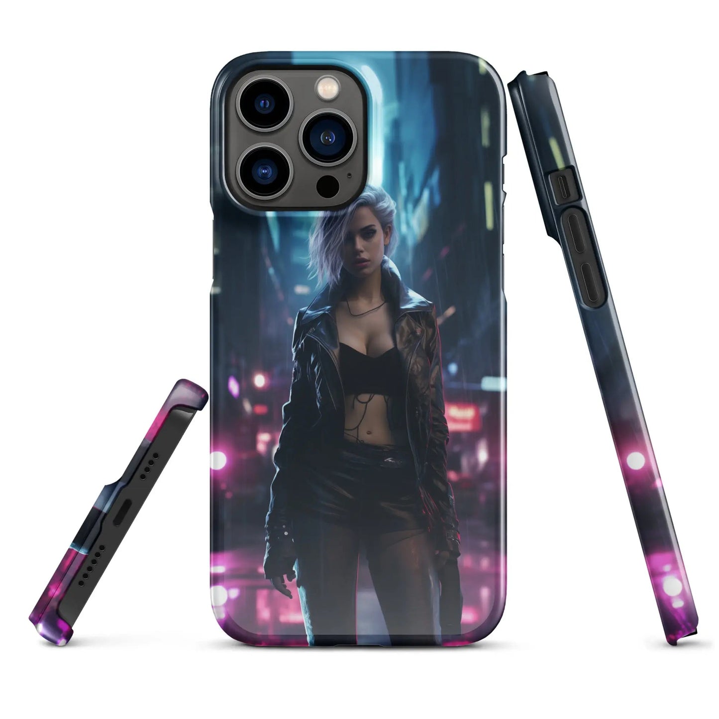 Cyberpunk phone case for iPhone - Hello you - Unniit.com