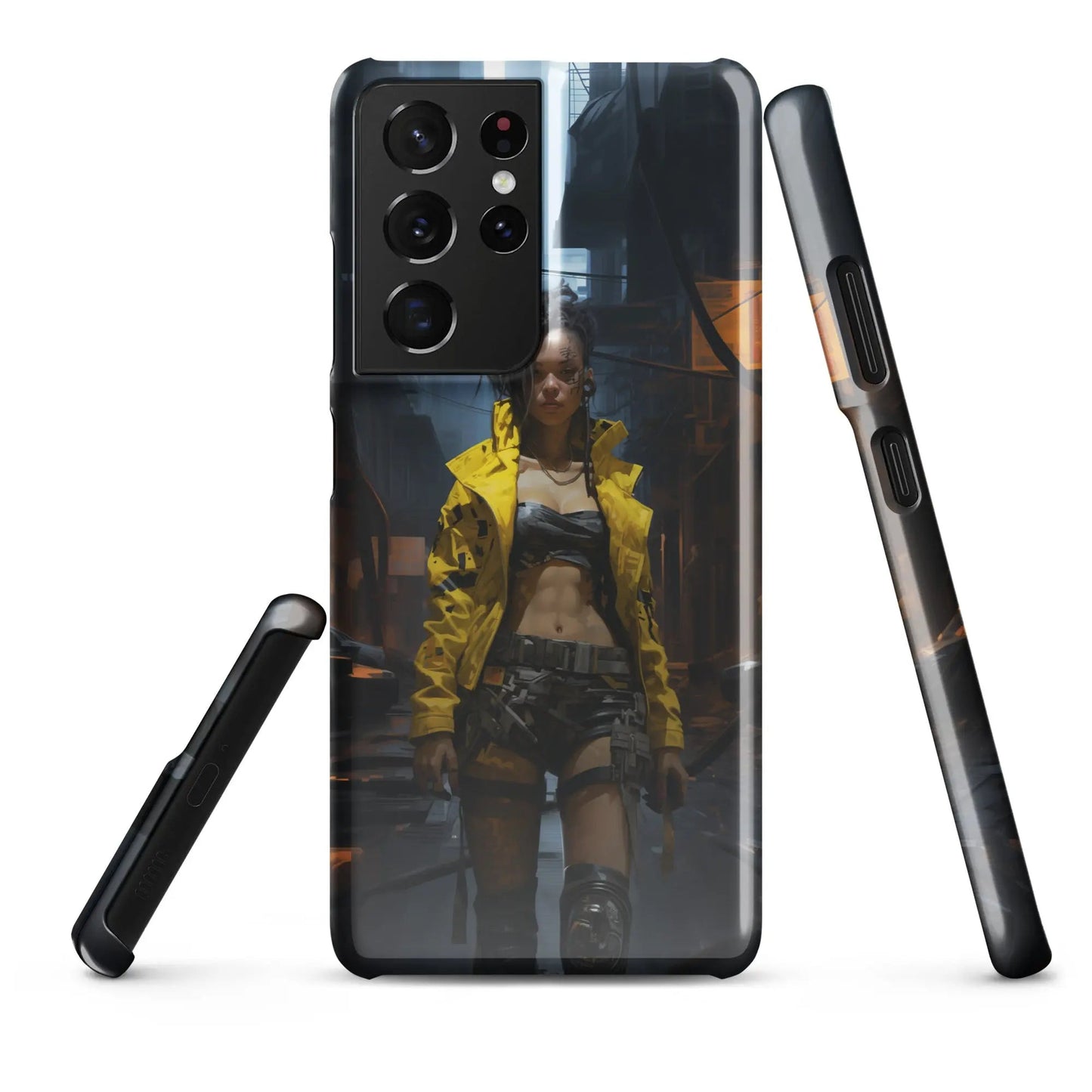 Cyberpunk Samsung phone case - Barbados Beauty - Unniit.com