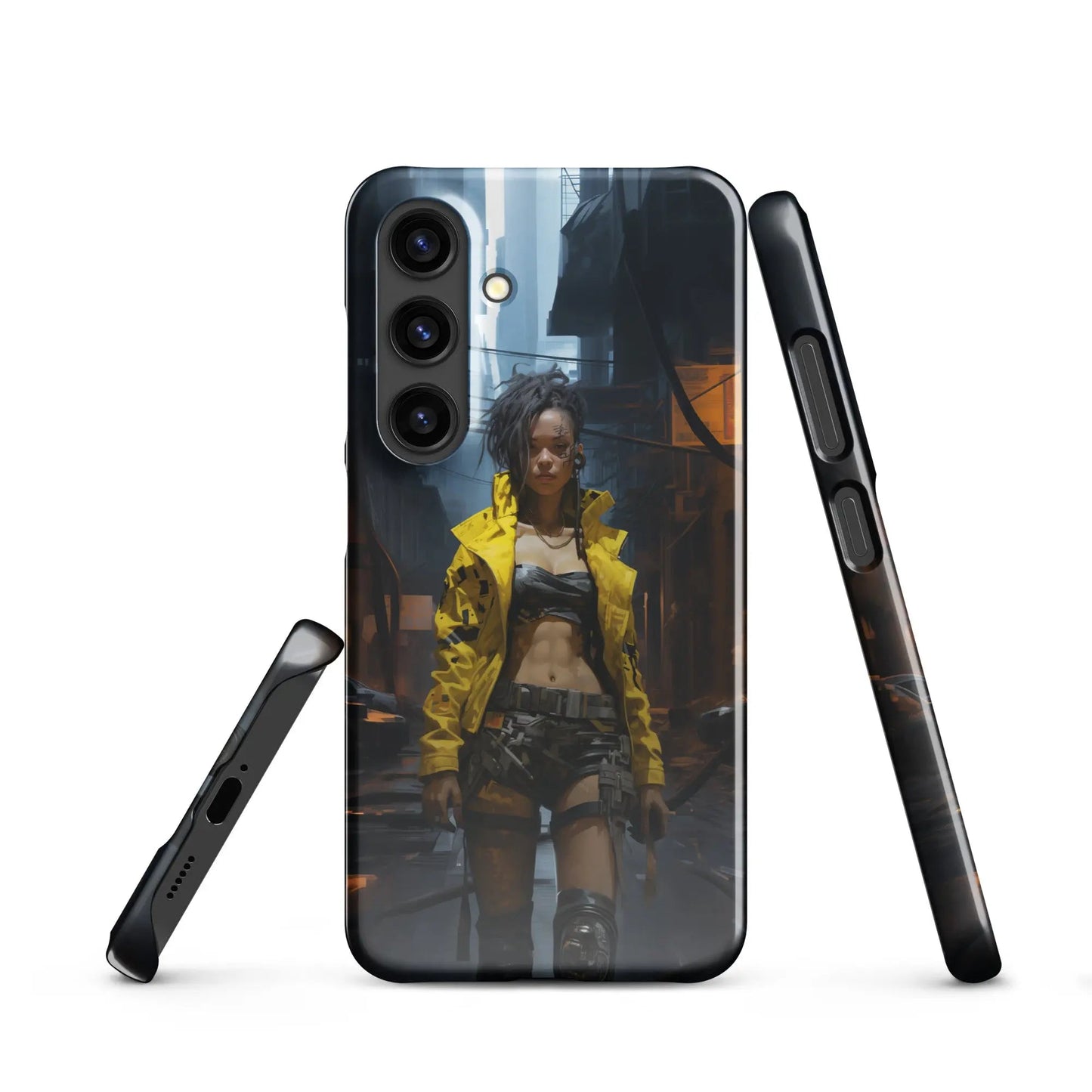 Cyberpunk Samsung phone case - Barbados Beauty - Unniit.com