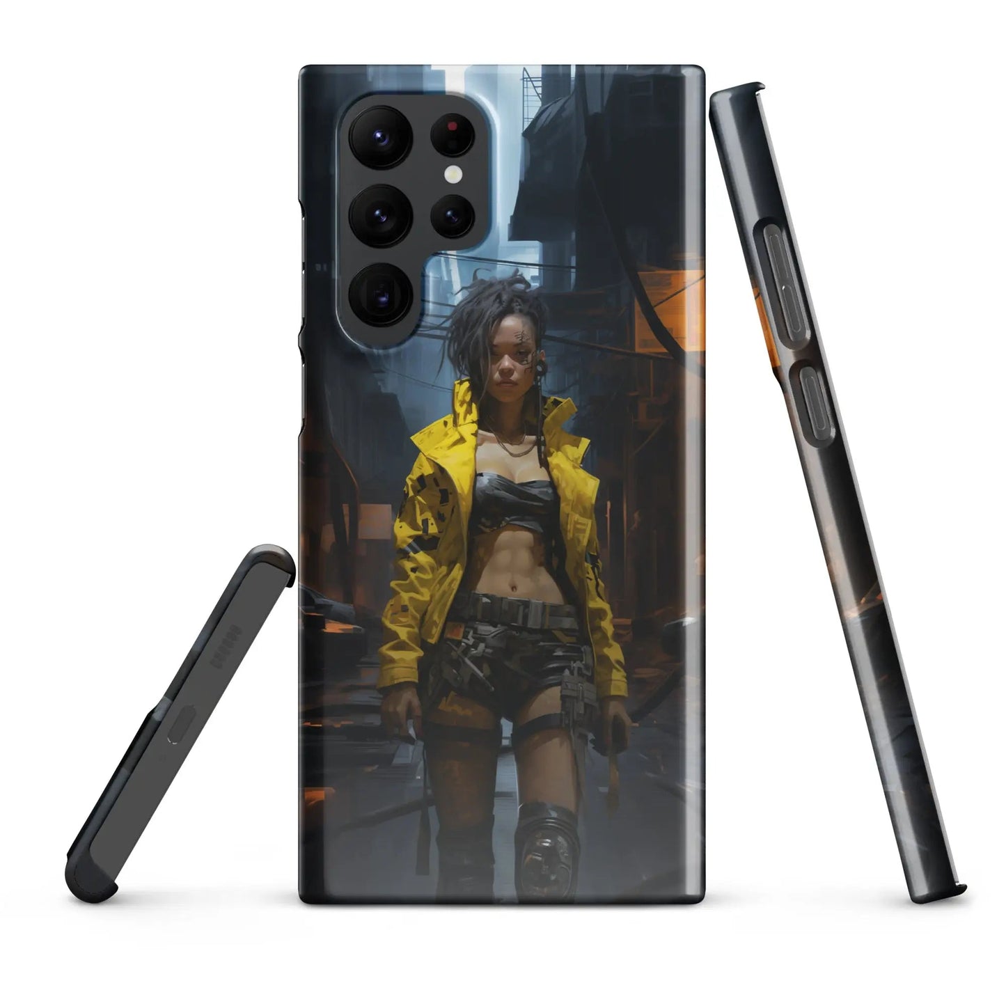 Cyberpunk Samsung phone case - Barbados Beauty - Unniit.com