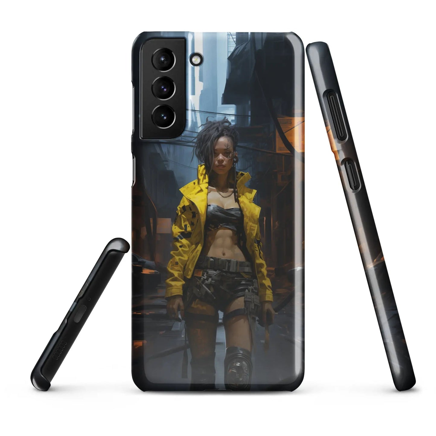 Cyberpunk Samsung phone case - Barbados Beauty - Unniit.com