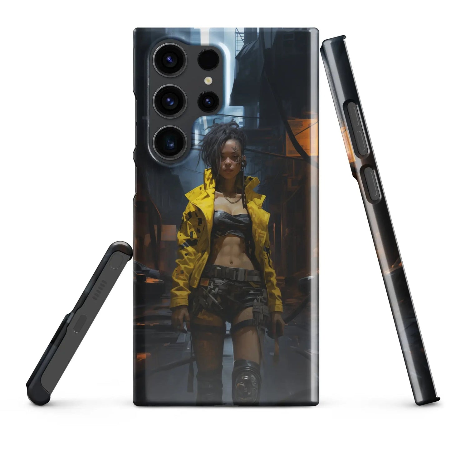 Cyberpunk Samsung phone case - Barbados Beauty - Unniit.com