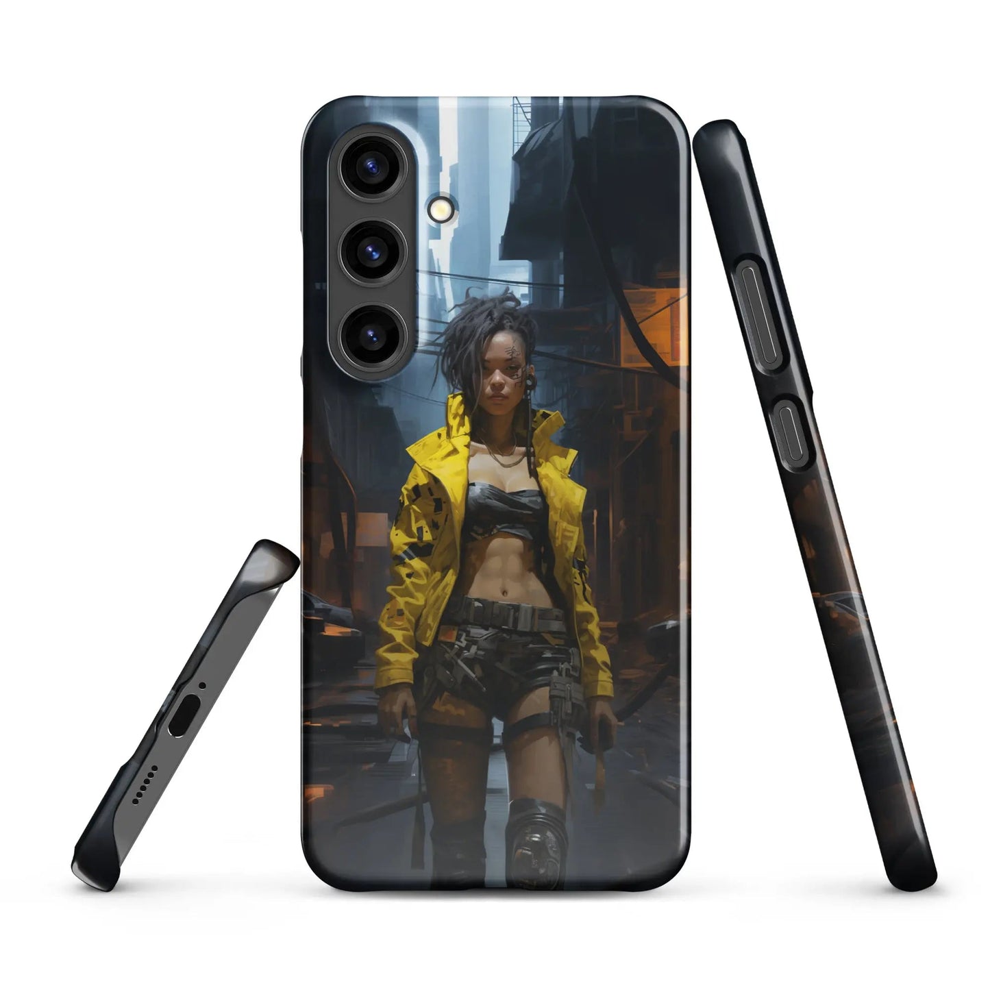 Cyberpunk Samsung phone case - Barbados Beauty - Unniit.com