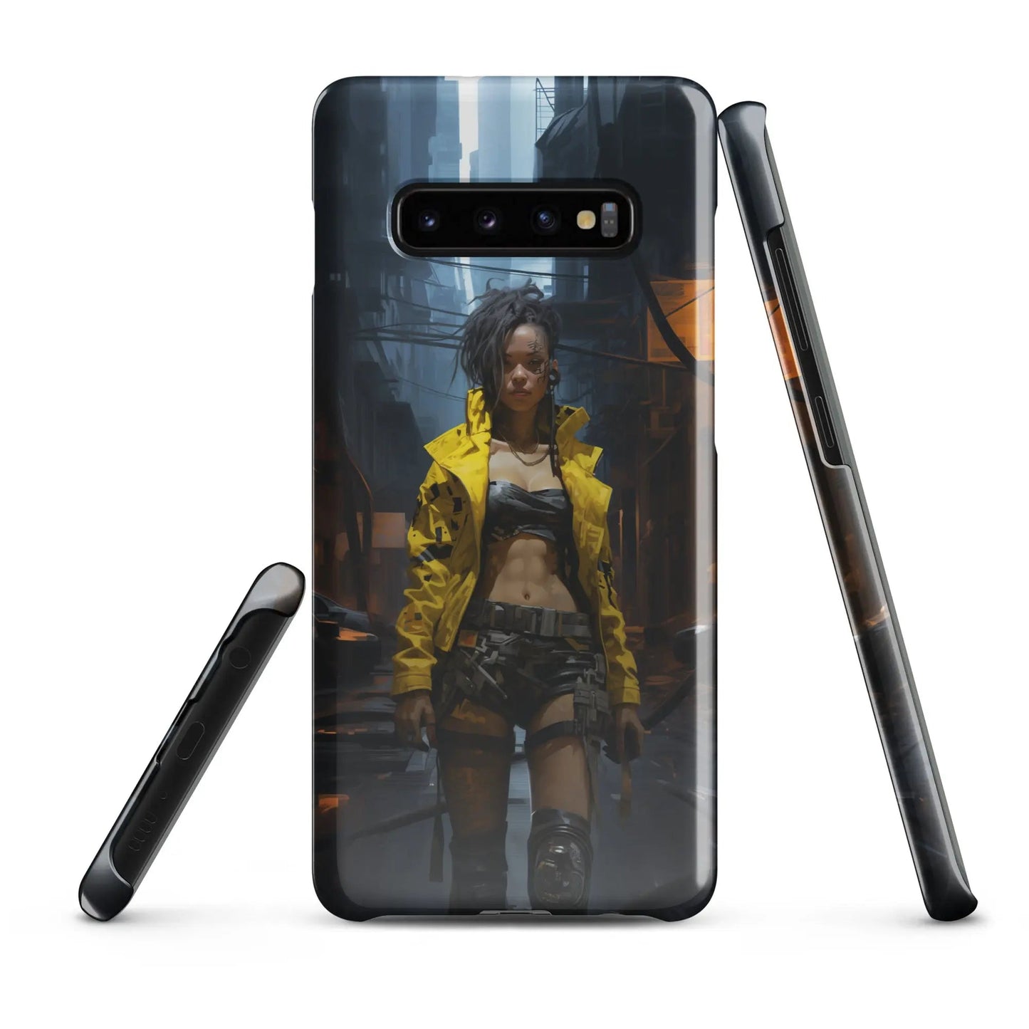 Cyberpunk Samsung phone case - Barbados Beauty - Unniit.com