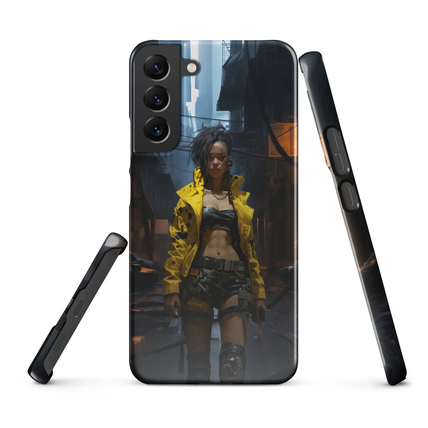 Cyberpunk Samsung phone case - Barbados Beauty - Unniit.com