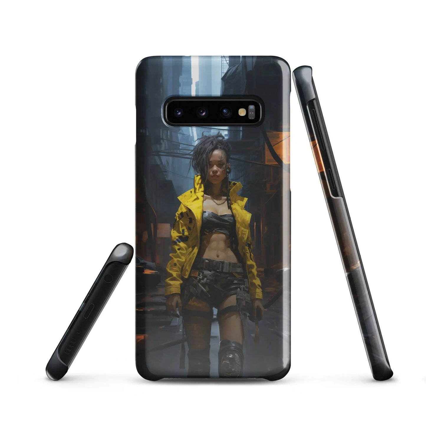 Cyberpunk Samsung phone case - Barbados Beauty - Unniit.com