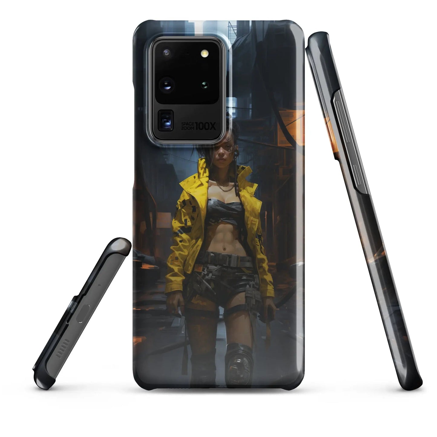 Cyberpunk Samsung phone case - Barbados Beauty - Unniit.com