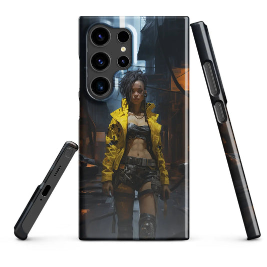 Cyberpunk Samsung phone case - Barbados Beauty - Unniit.com