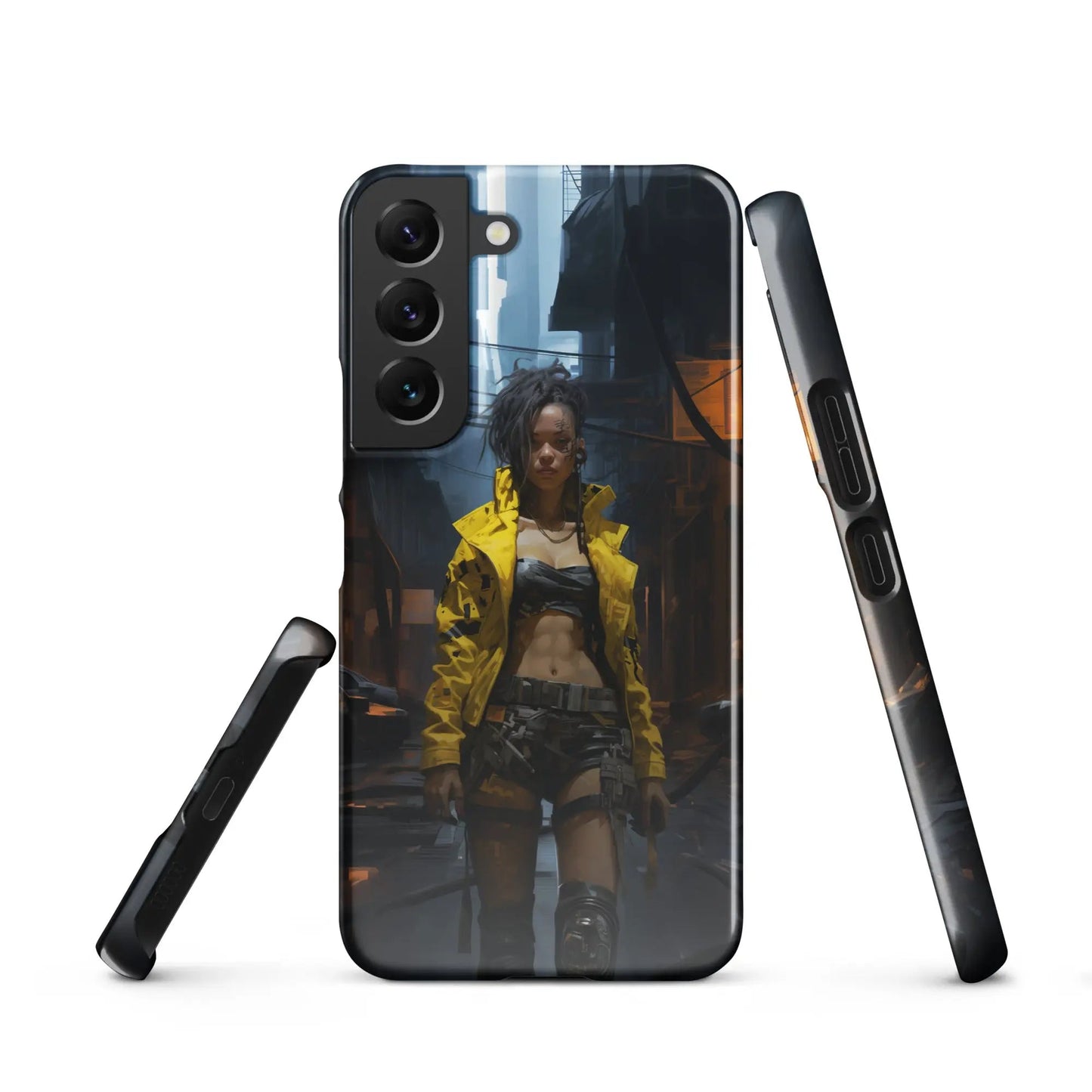 Cyberpunk Samsung phone case - Barbados Beauty - Unniit.com