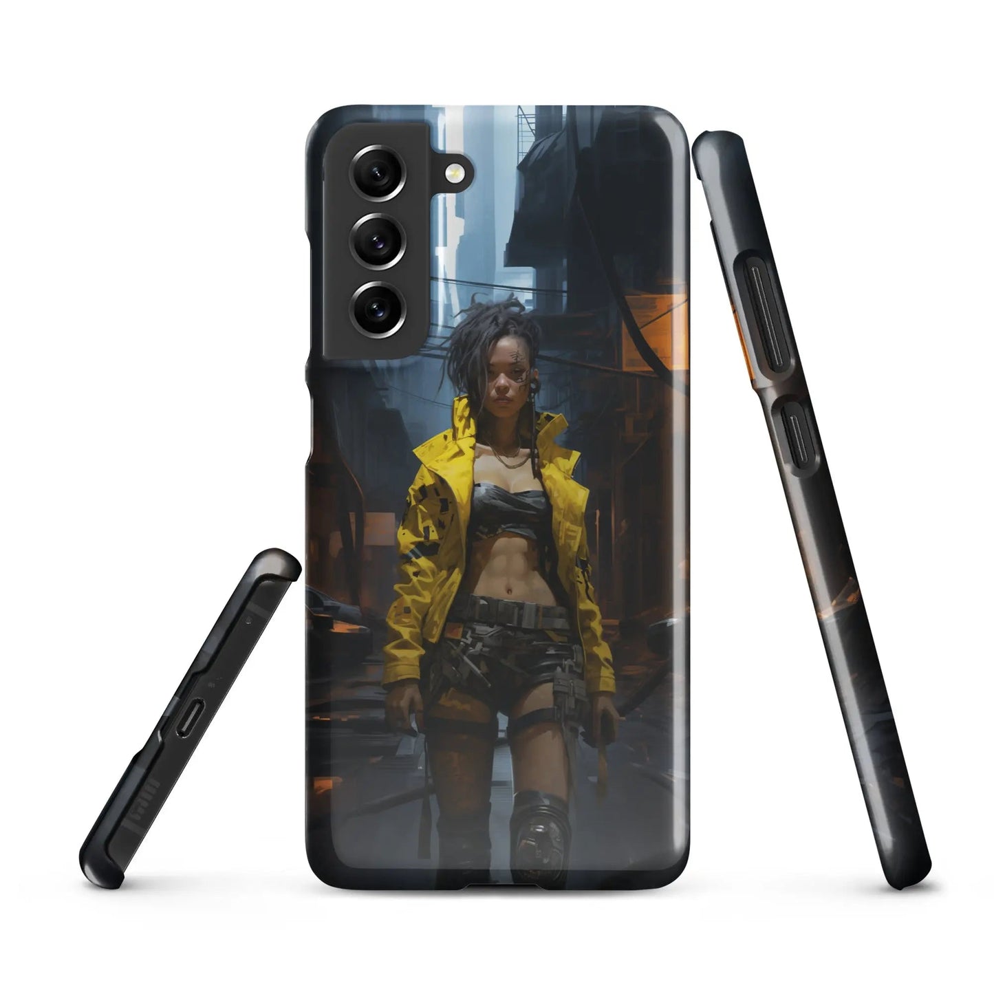 Cyberpunk Samsung phone case - Barbados Beauty - Unniit.com