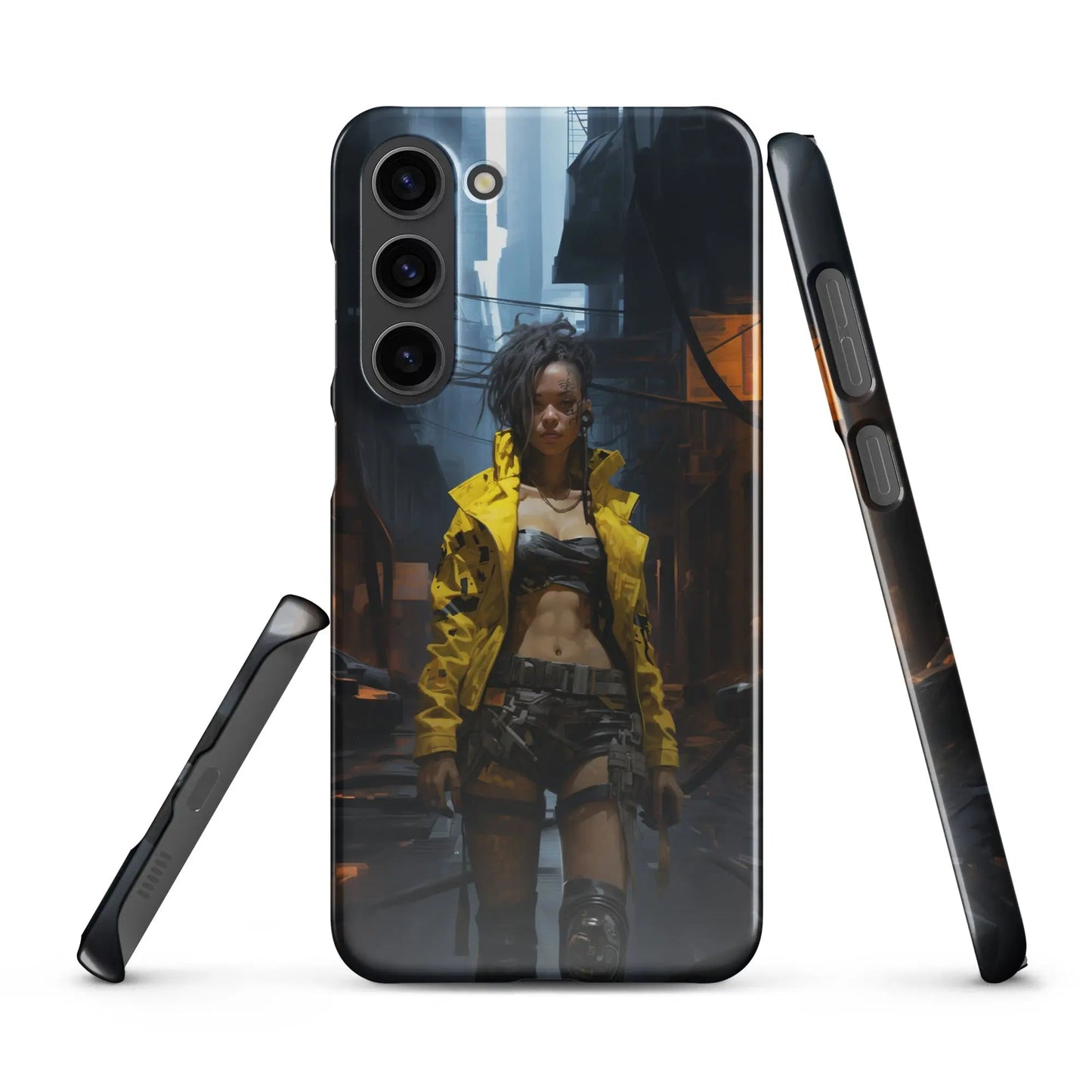 Cyberpunk Samsung phone case - Barbados Beauty - Unniit.com