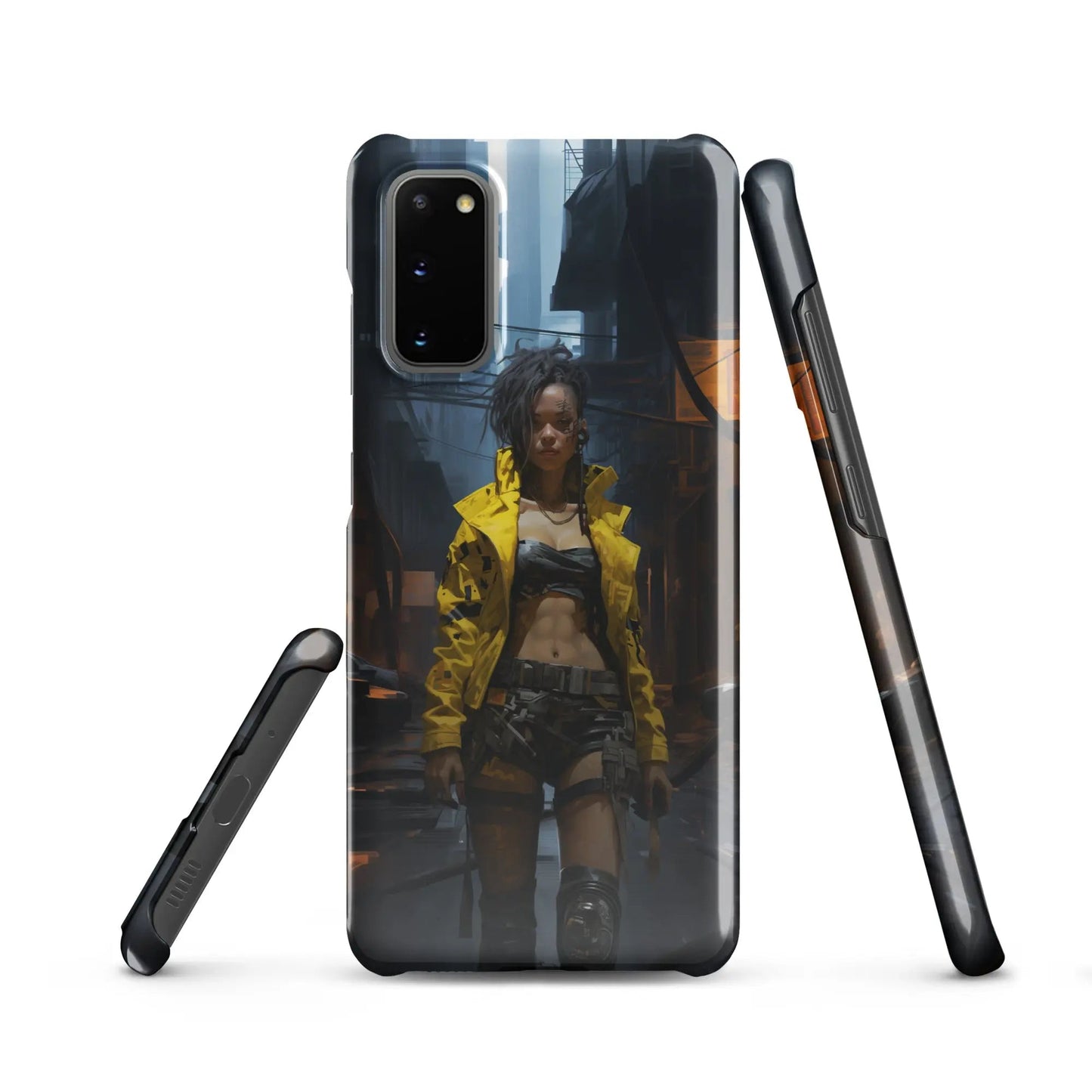 Cyberpunk Samsung phone case - Barbados Beauty - Unniit.com