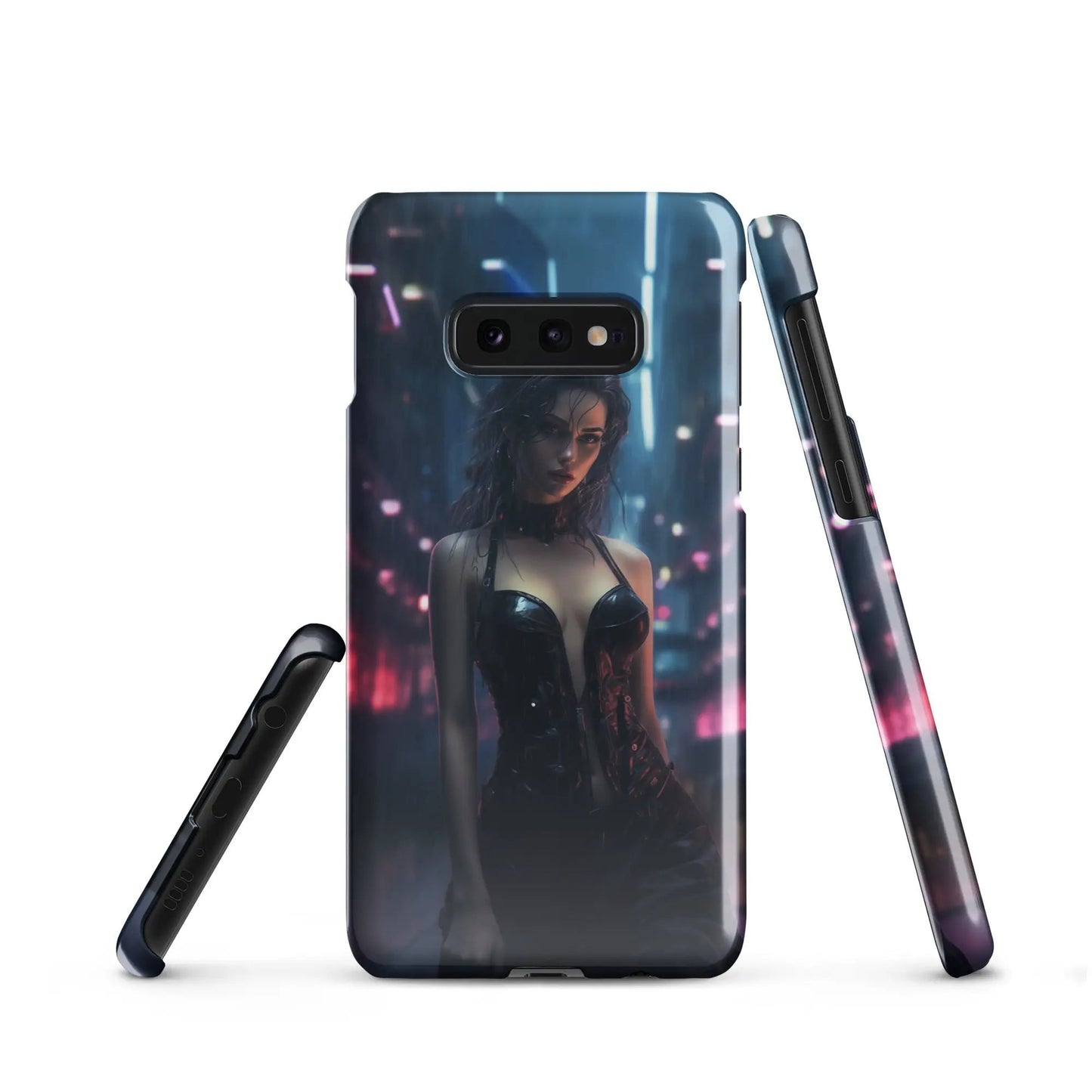 Cyberpunk Samsung Phone Case - Black Widow - Unniit.com