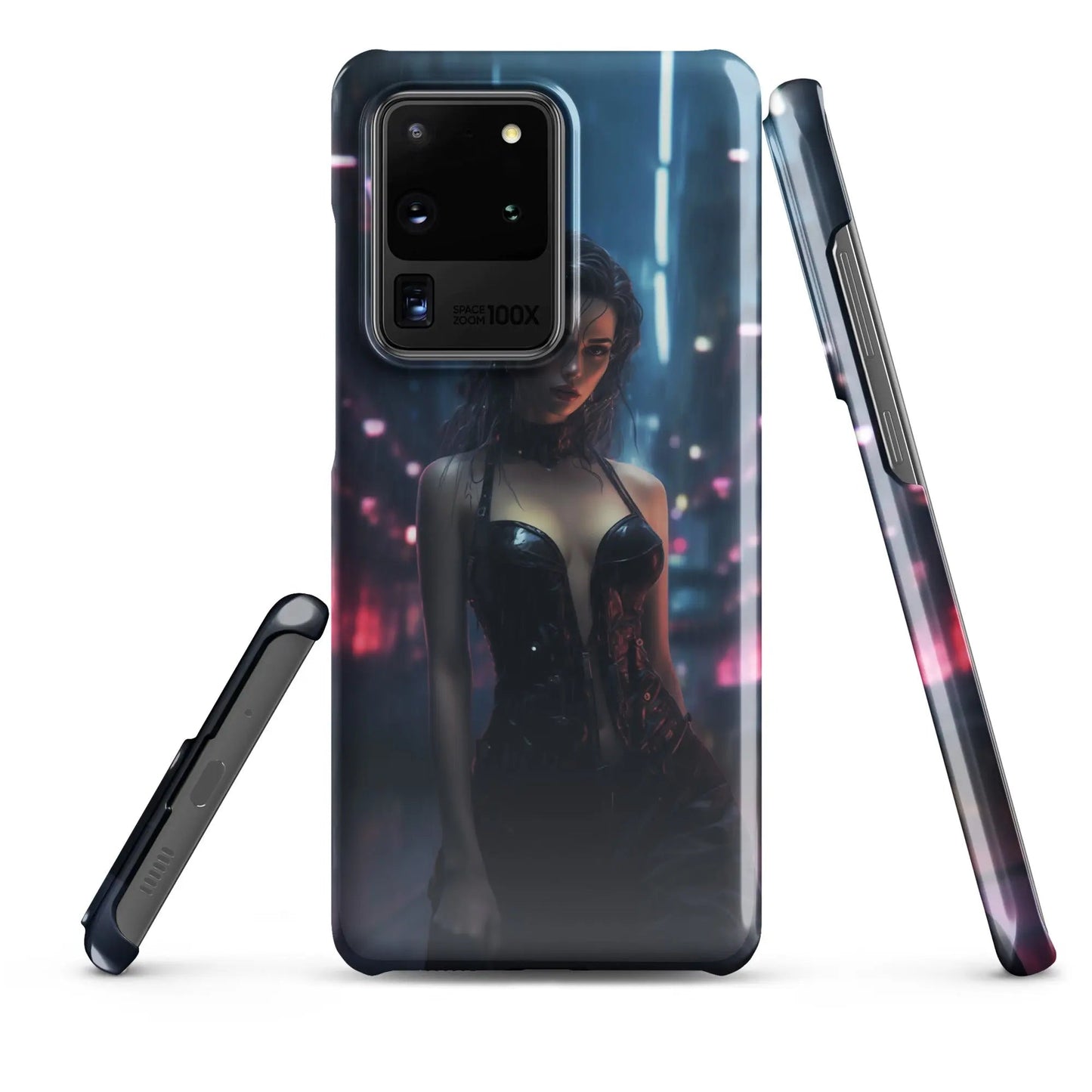 Cyberpunk Samsung Phone Case - Black Widow - Unniit.com