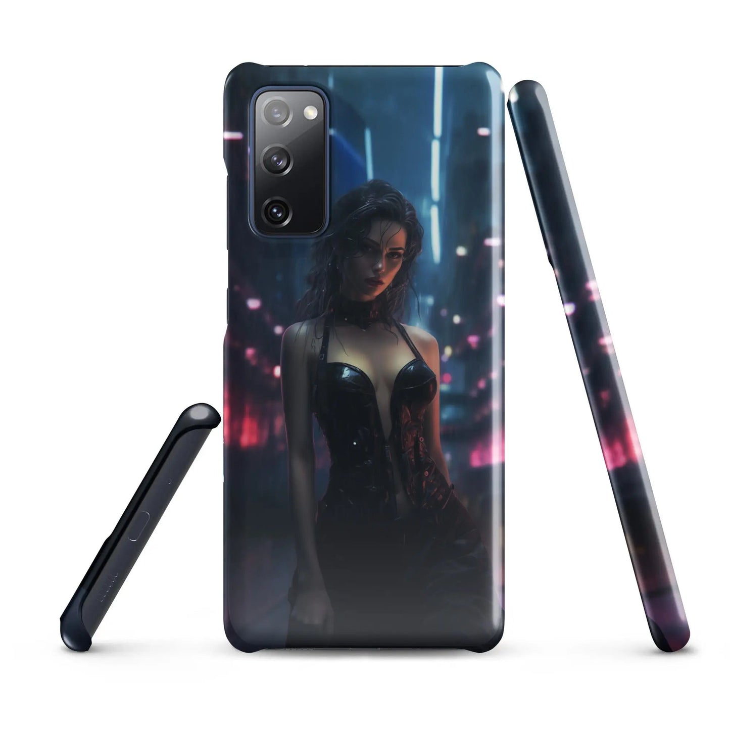 Cyberpunk Samsung Phone Case - Black Widow - Unniit.com