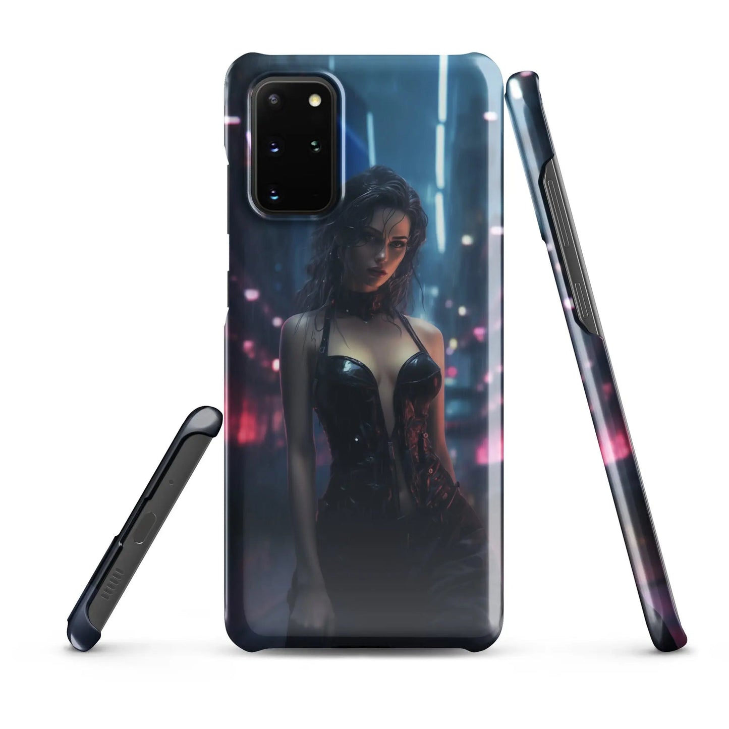 Cyberpunk Samsung Phone Case - Black Widow - Unniit.com