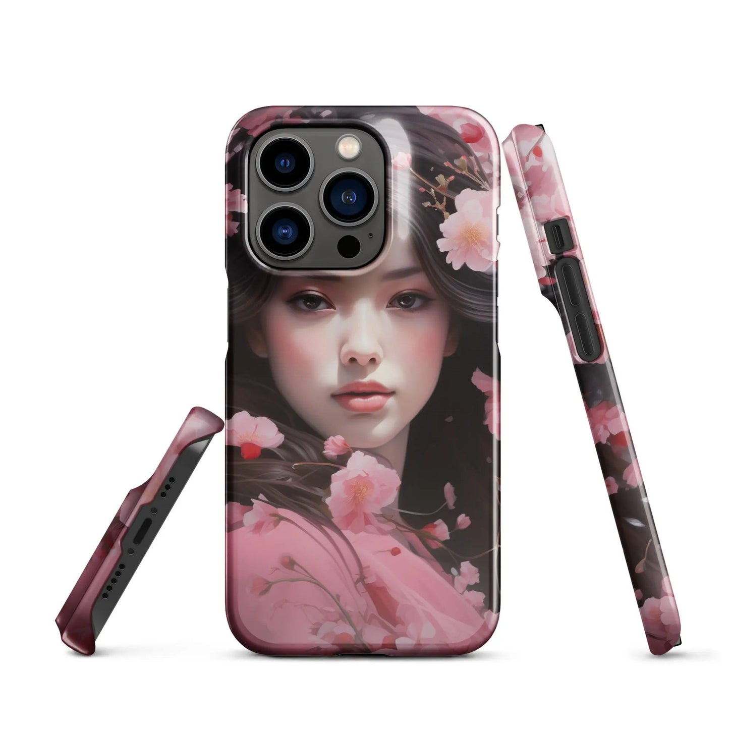 Flowers phone case for iPhone - Asian flowers - Unniit.com